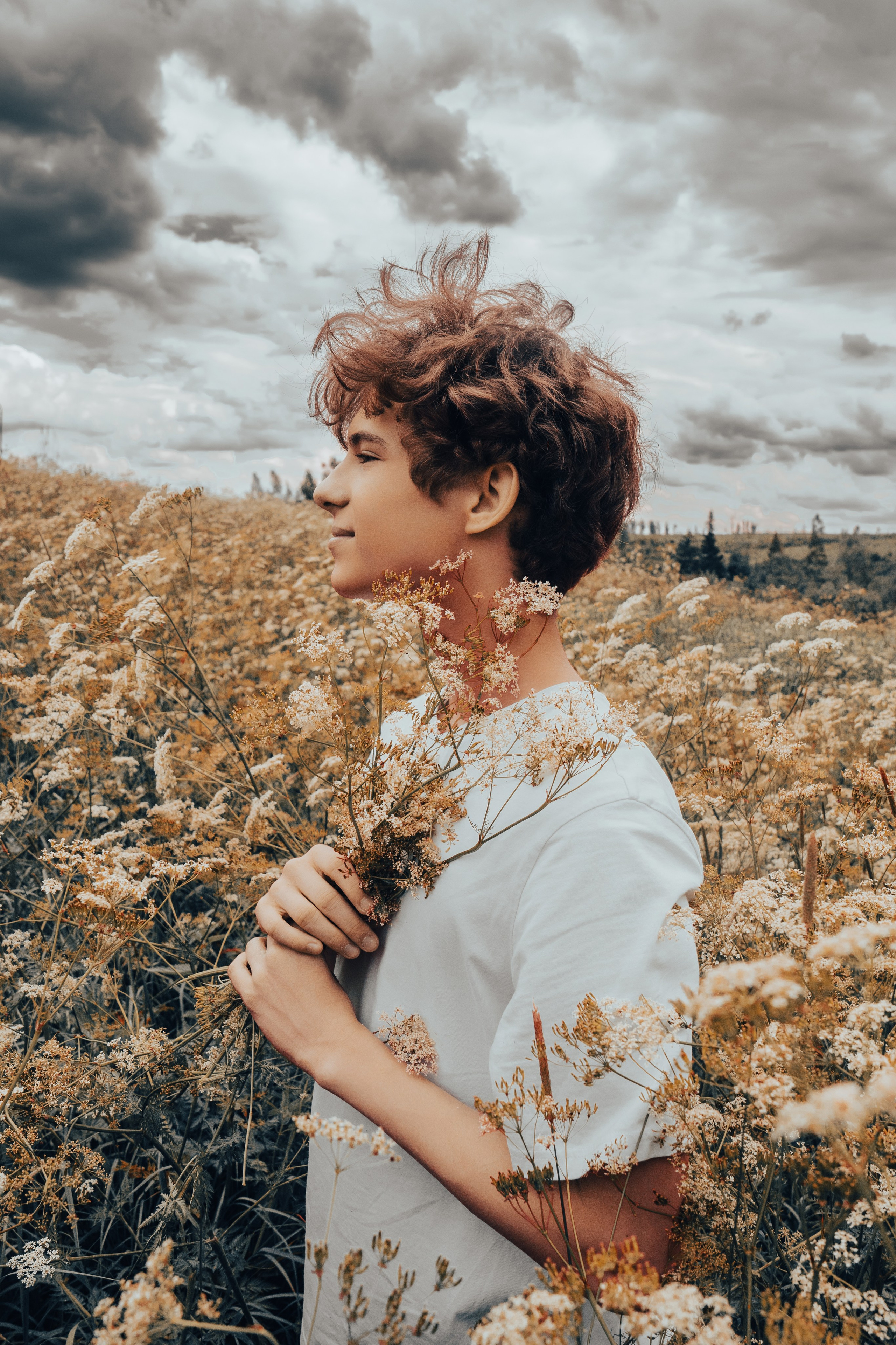 Фотосессия в поле. ТриМедиа Продакшн