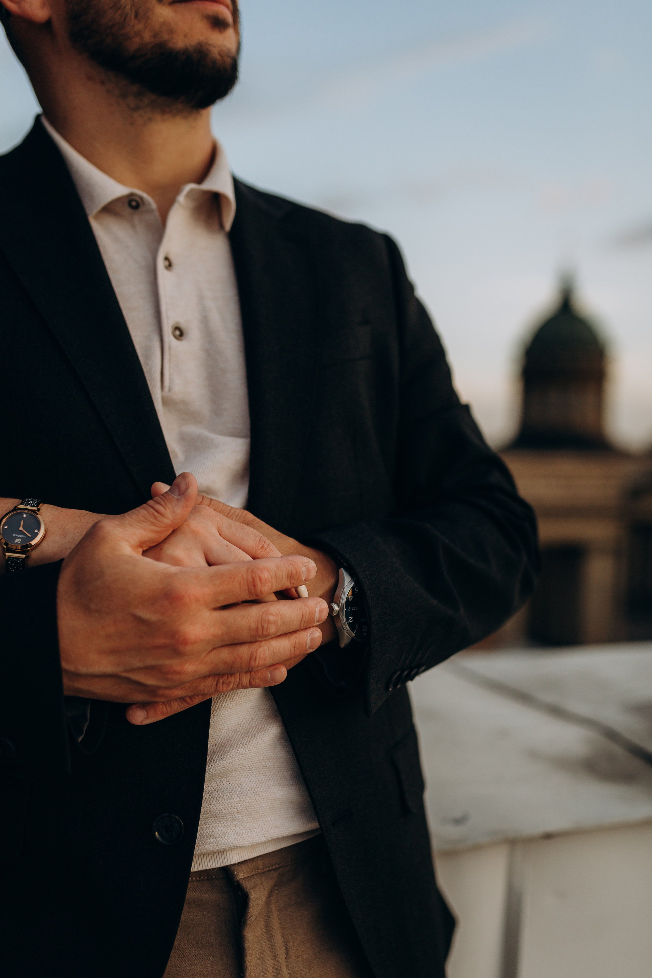 LoveStory на крышах Питера. Фотограф Санкт-Петербург Князева Елизавета