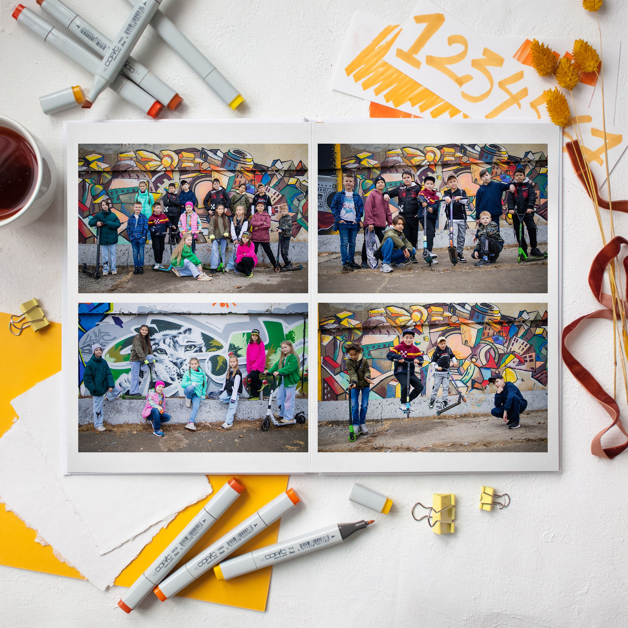 Граффити 2500. Выпускные альбомы для садика и школы в Набережных Челнах