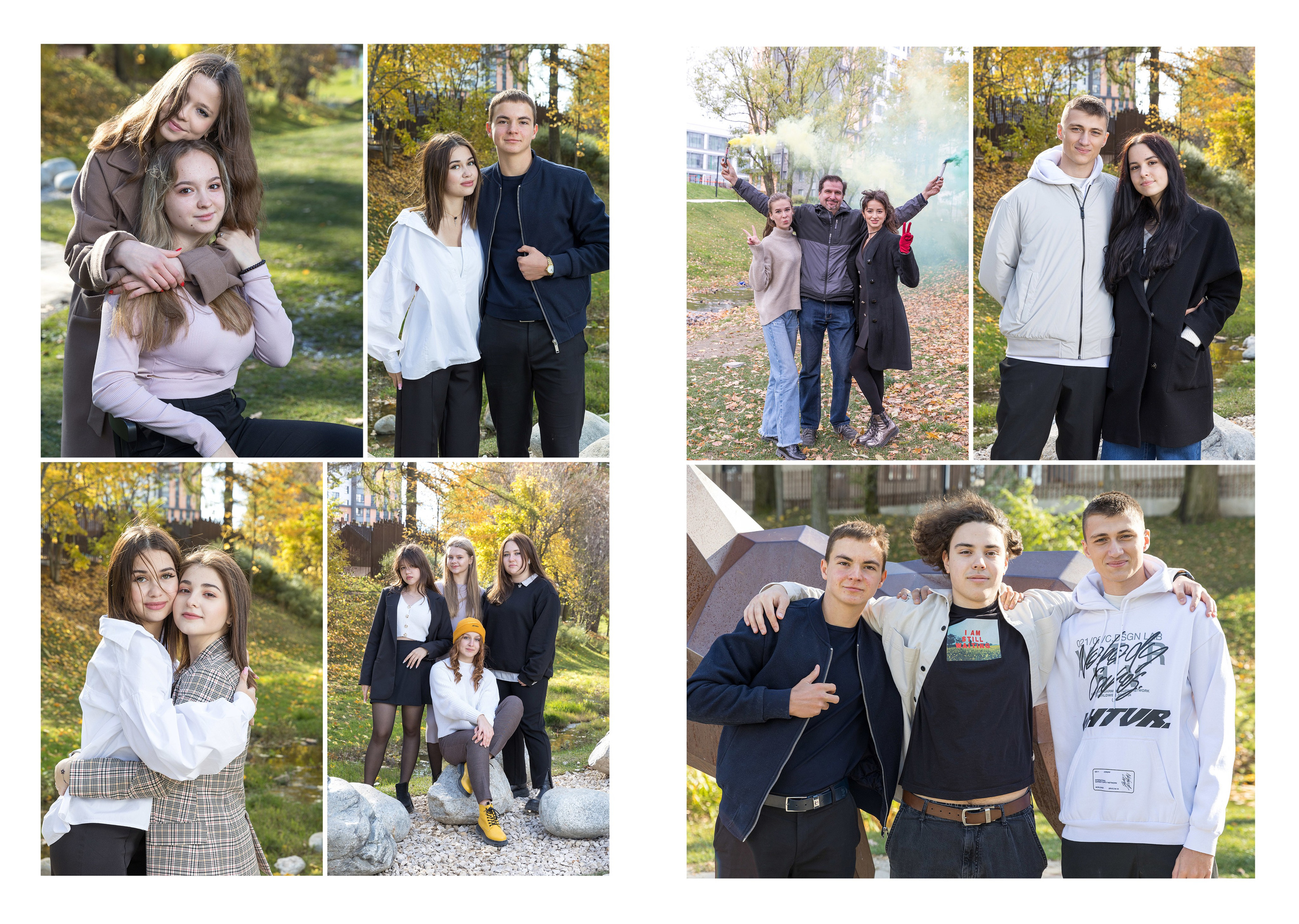 Осенняя съемка старшие классы. Школьный фотограф в Москве Семенова Ирина