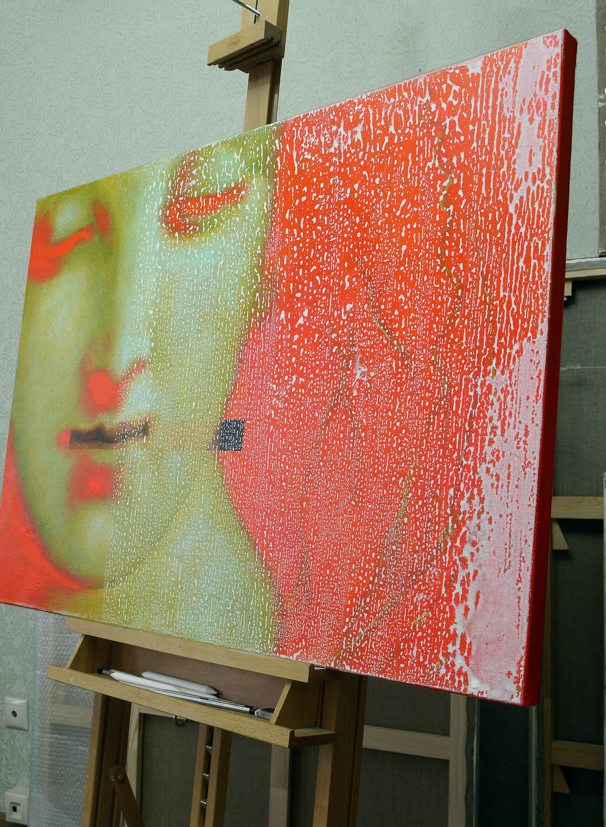 Шифр Мадонны дель Грандуки. Художник-абстракционист Ольга Рикун. Москва