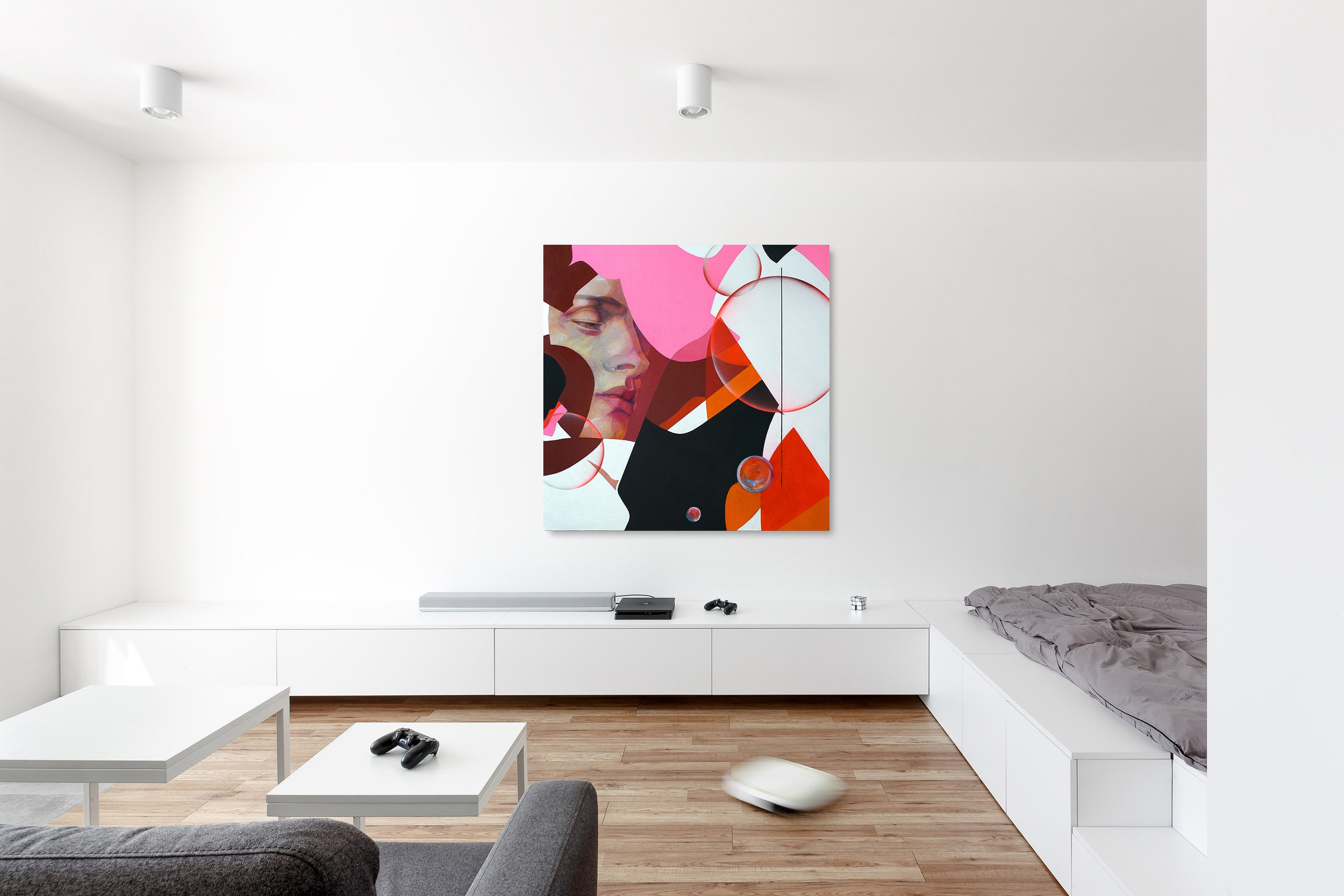 Молодость. Художник-абстракционист Ольга Рикун. Москва