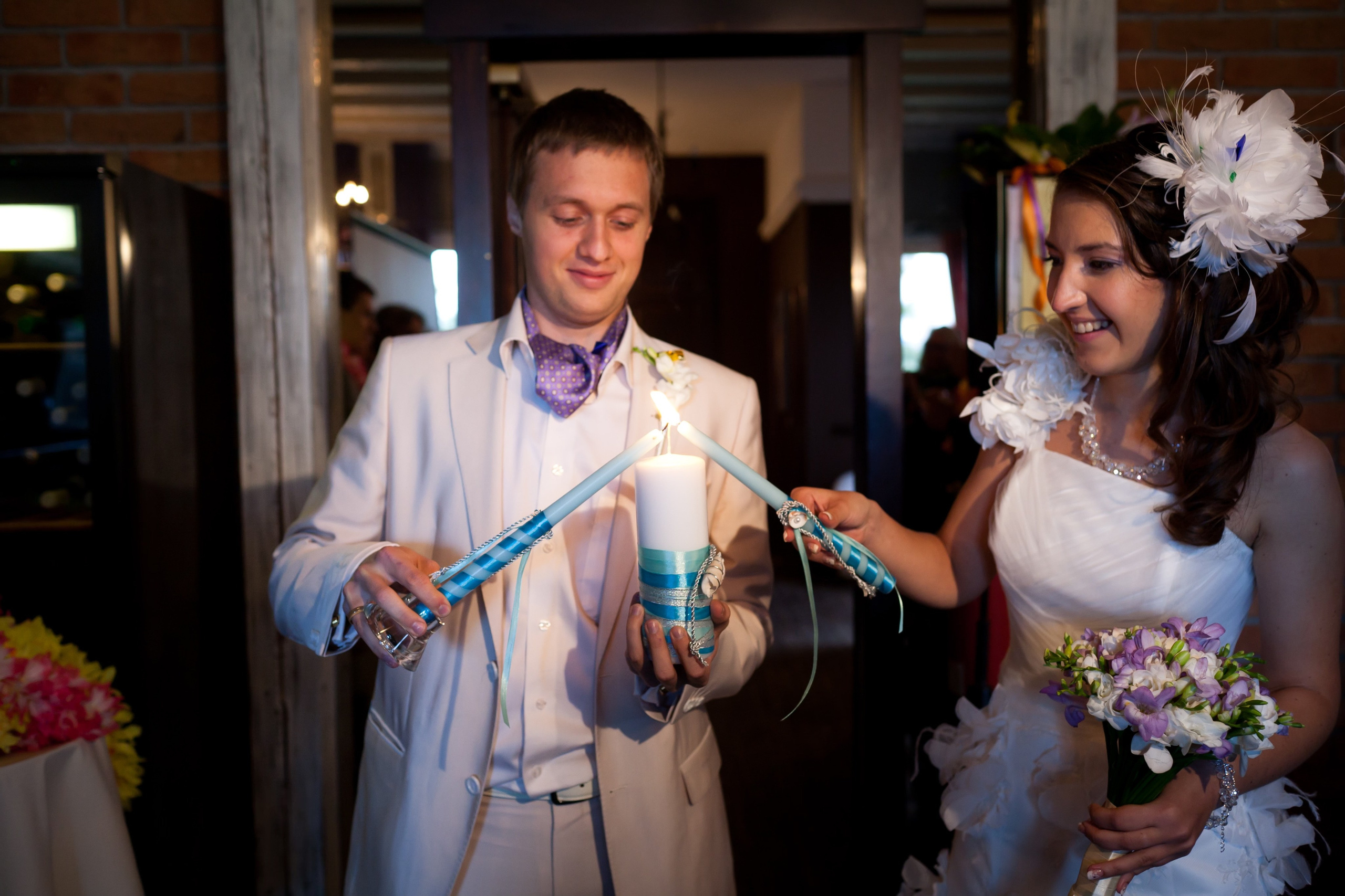 Съемка свадьбы в Серебряном бору. Фотографы в Москве Светлана Устинова и Сергей Грачев