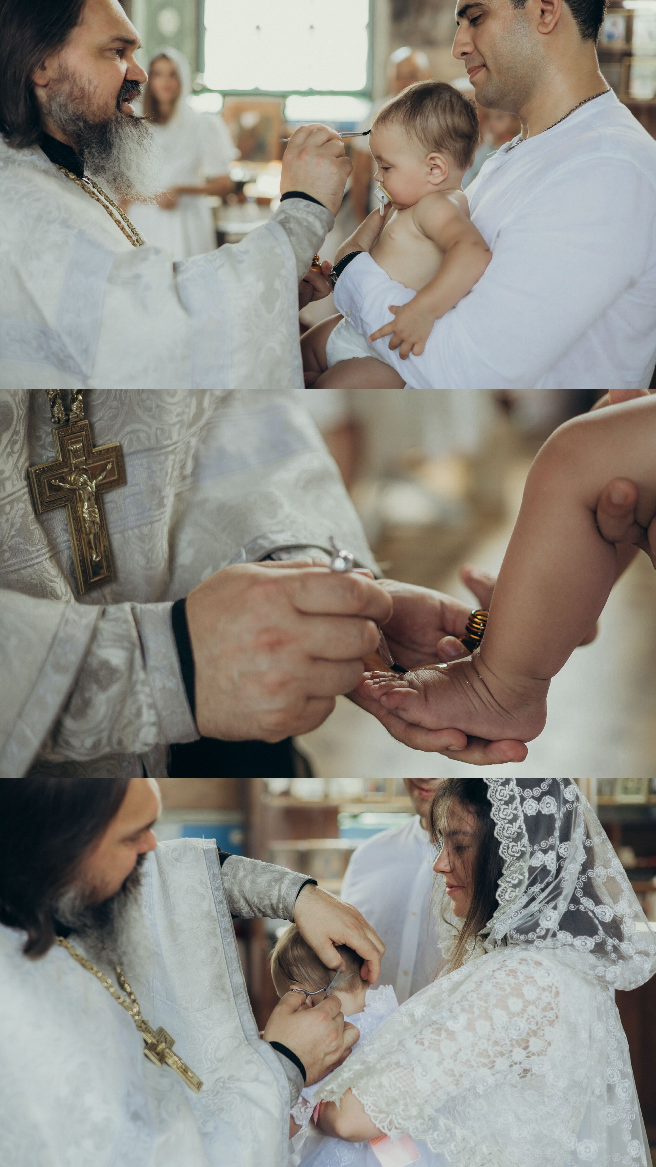 Таинство Крещения. Семейный и детский фотограф в Ростове-на-Дону Удалова Лина
