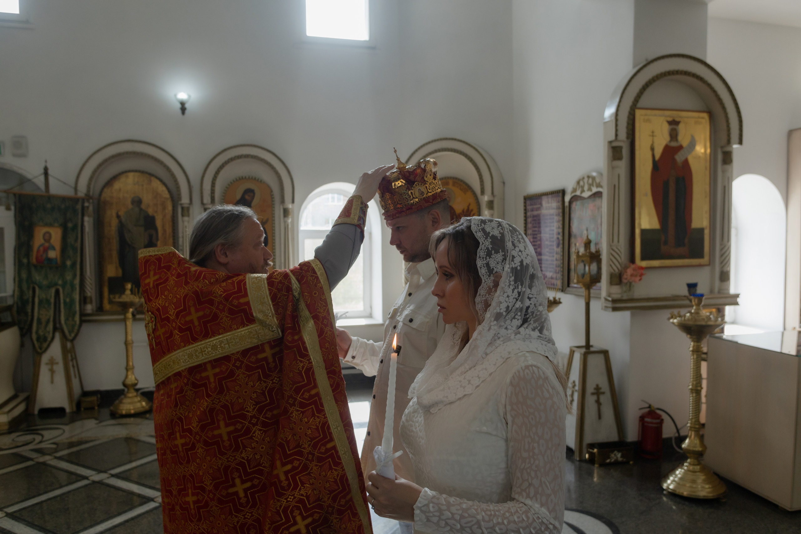 Венчание (Храм святителя Иннокентия). Свадебный и семейный фотограф в Перми Дергачева Кристина