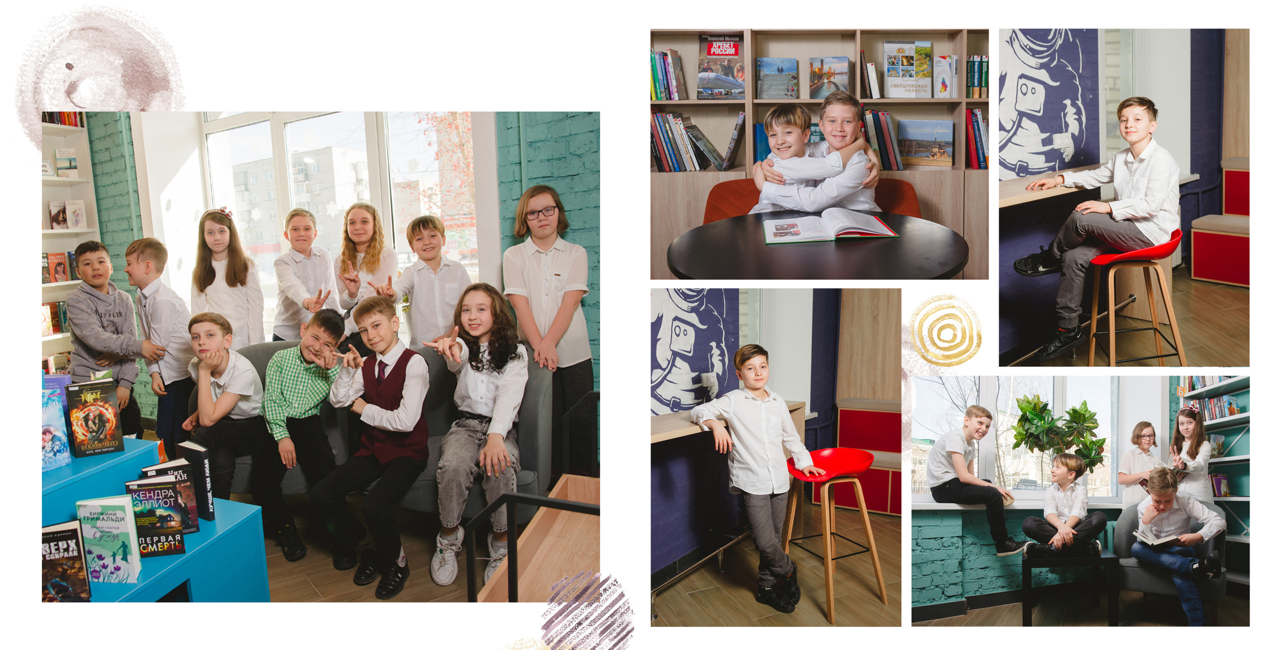 Выпускные альбомы 5 гимназия. г. Березовский. Фотограф в детский сад в Екатеринбурге, выпускные альбомы Юлия Умерова