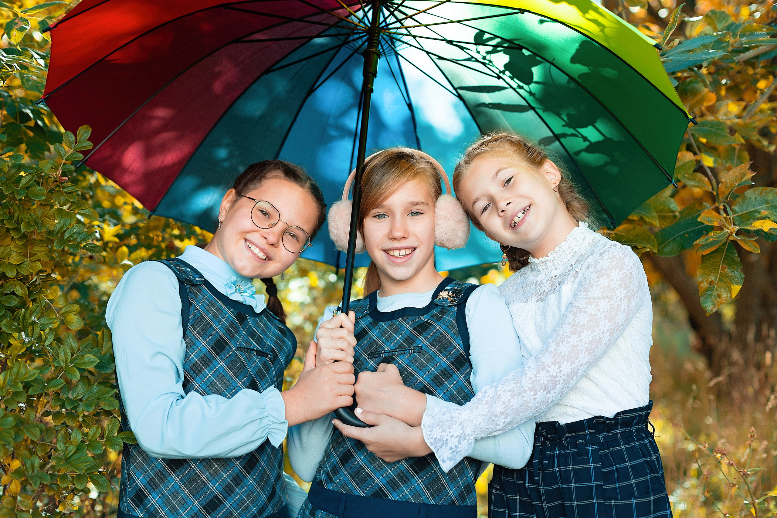 4 класс. Съёмка на улице. Выпускные альбомы «Эврика» в Нижнем Новгороде