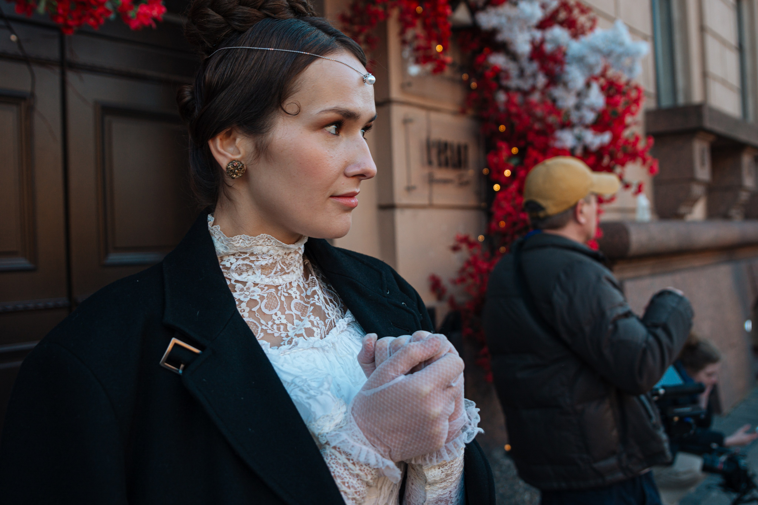 Пушкин в отеле «Оболенский». Съёмка ролика для конкурса. Портретный фотограф в Санкт-Петербурге Дмитриева Наталия