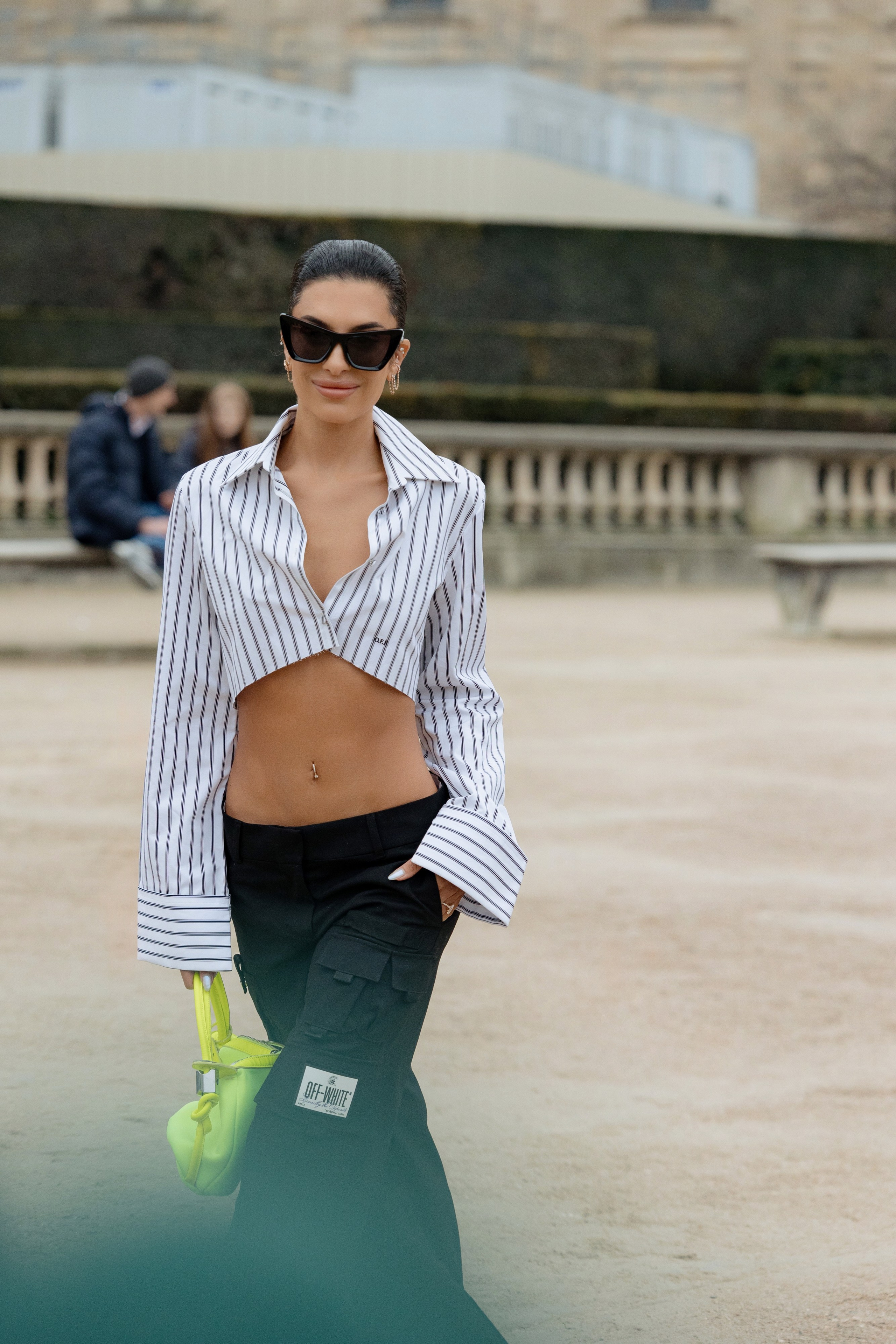 OFF WHITE PFW WOMENSWEAR FALL-WINTER 24/25. Photographer in Milan Ivan Goncharov