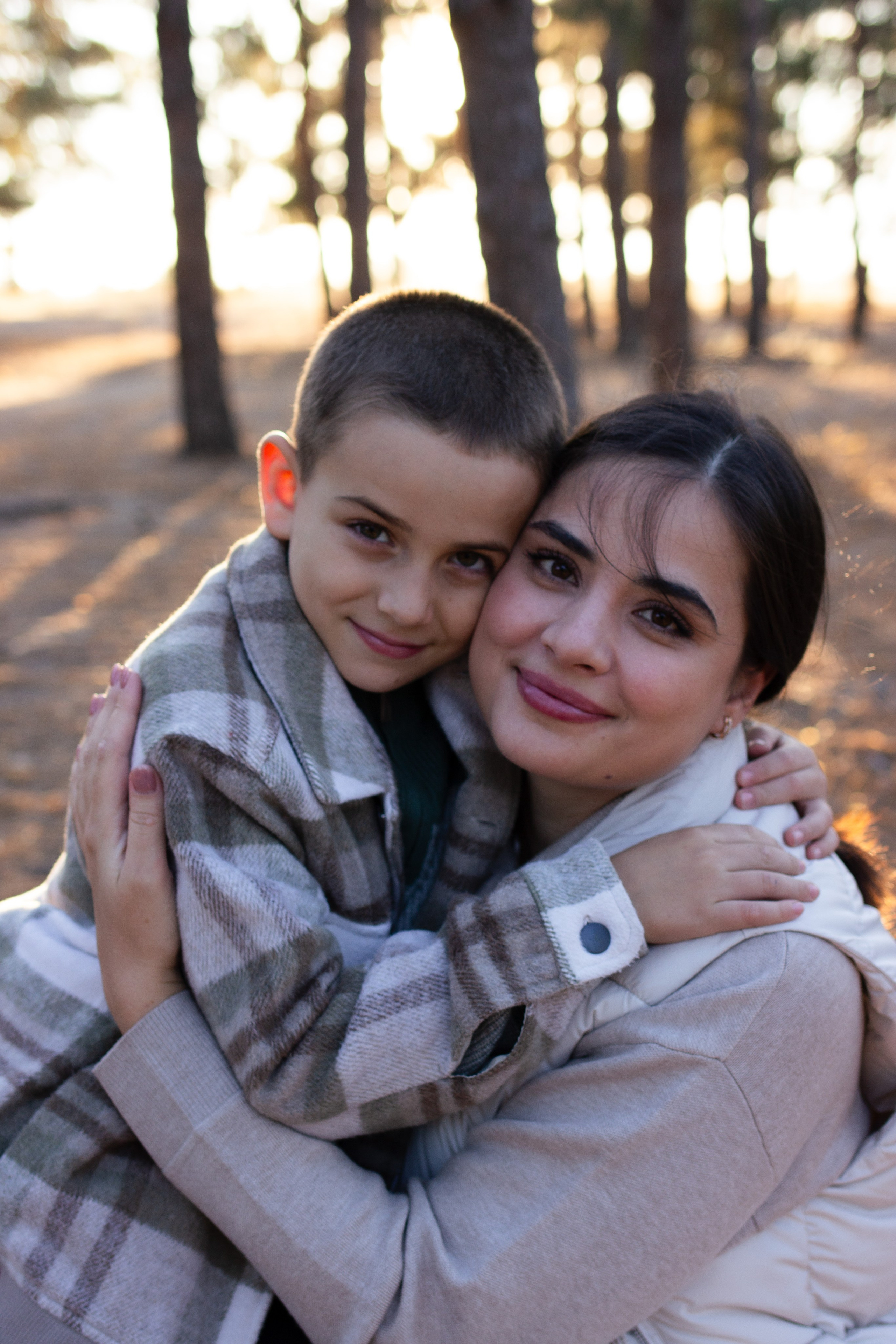Семья лес. Newborn-barykina.ru
