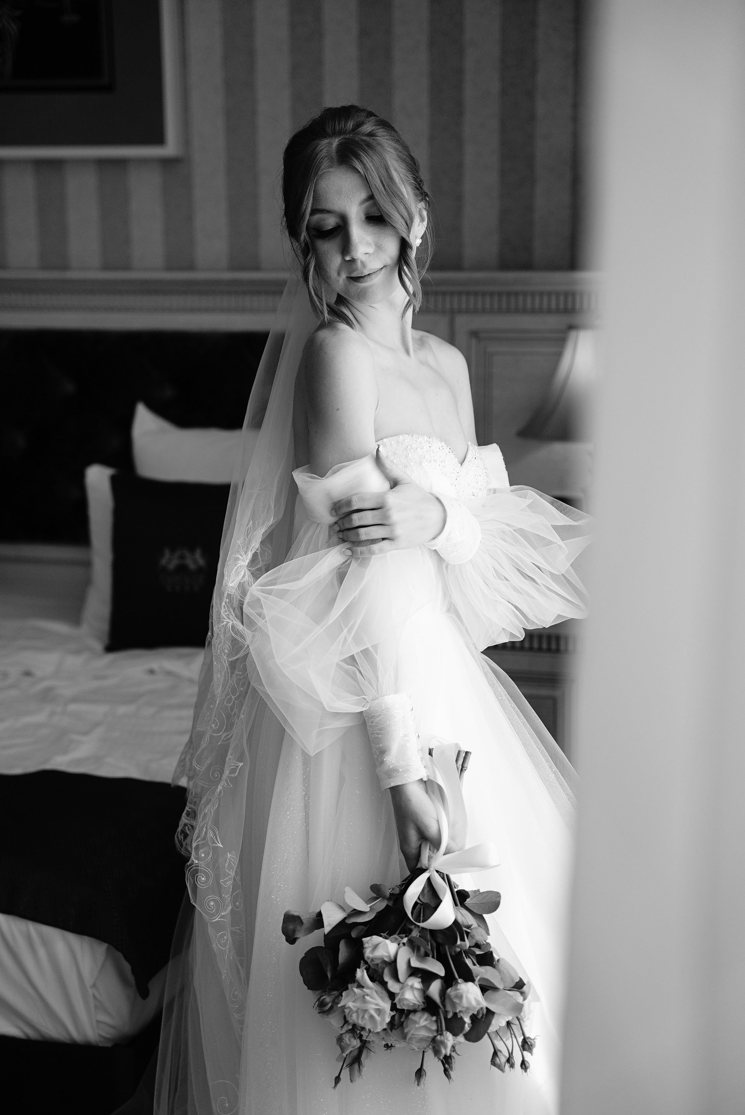 Сергей и Юлиана чб. Свадебный фотограф в Самаре Анна Ковалева