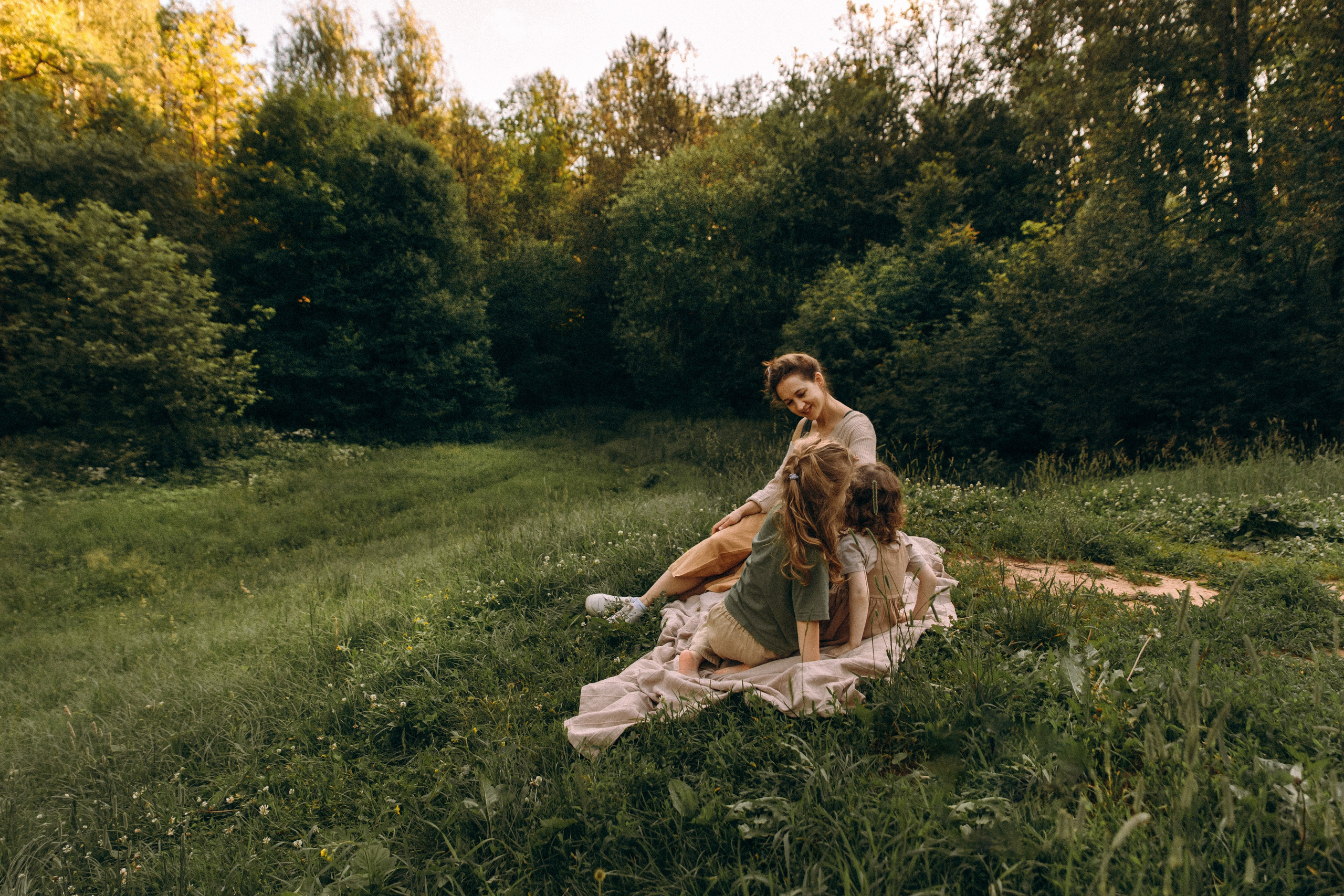 Галя, Варя, Аврора. Семейный фотограф В Москве Александра Дейкун