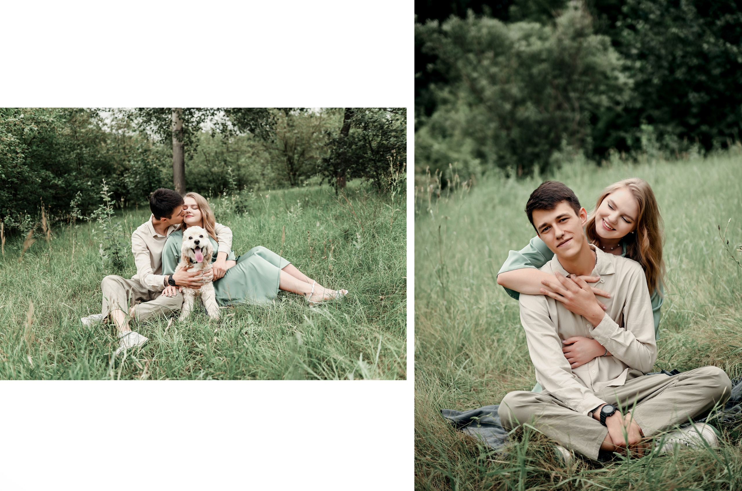 Love story прогулка вместе с песиком))). Свадебный, семейный, детский, контент фотограф в Омске Максим Ильин