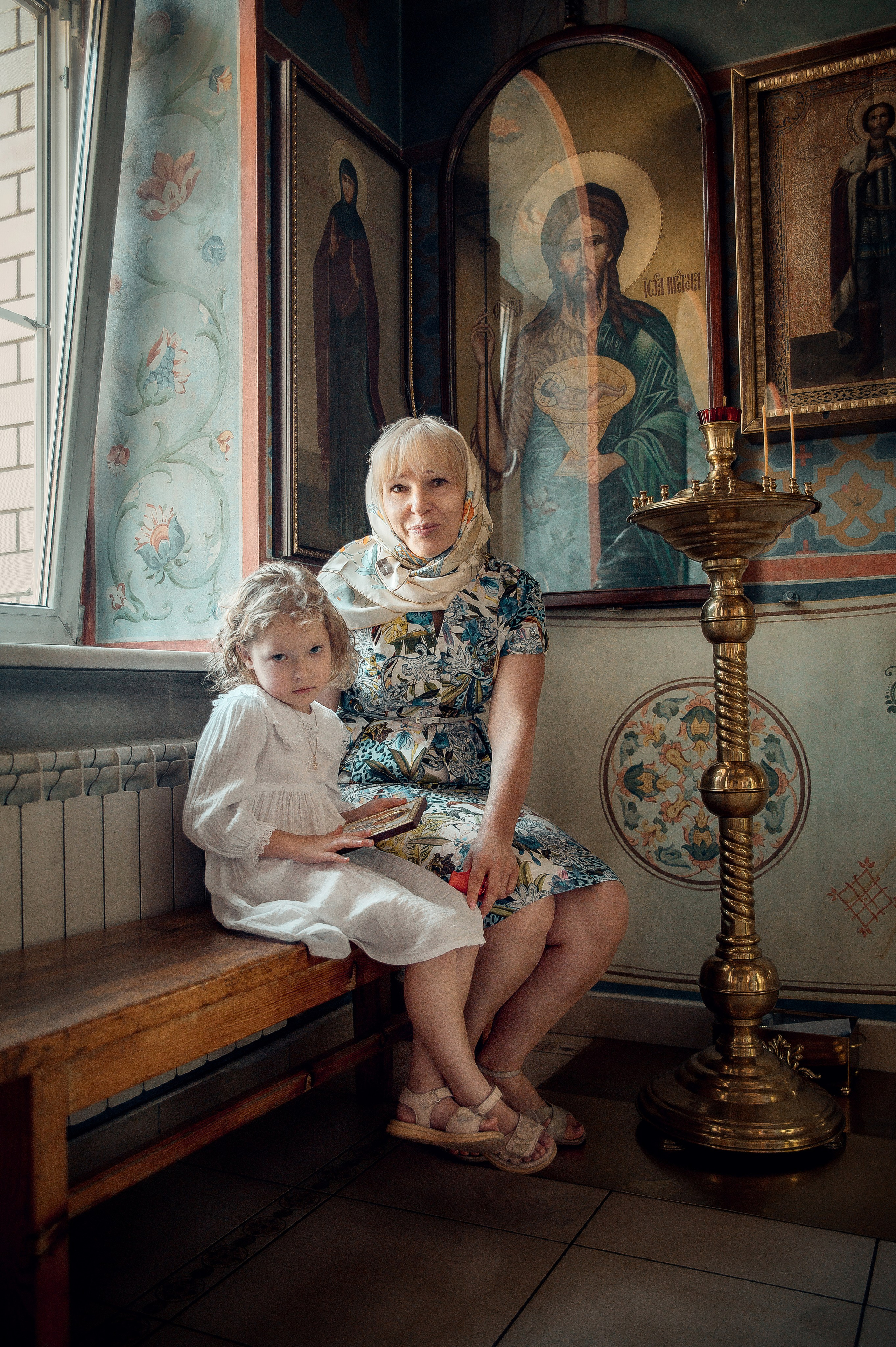 Таинство Крещения Арины, Церковь Всех Святых в Земле Российской г. Волгоград. Церковный, семейный и репортажный фотограф Волгоград, Волжский