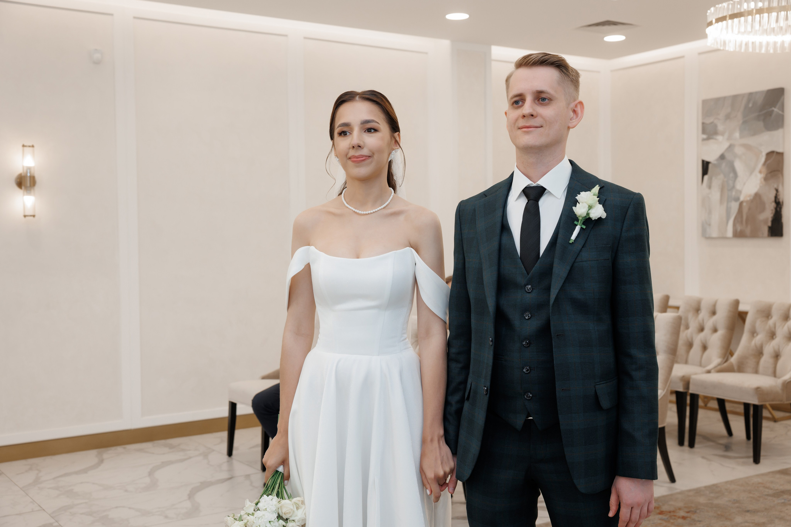 Регистрация в отеле Fish Point, ЗАГС Бутово, прогулка в Остафьево. Свадебный и репортажный фотограф (Москва, Королев и другие)