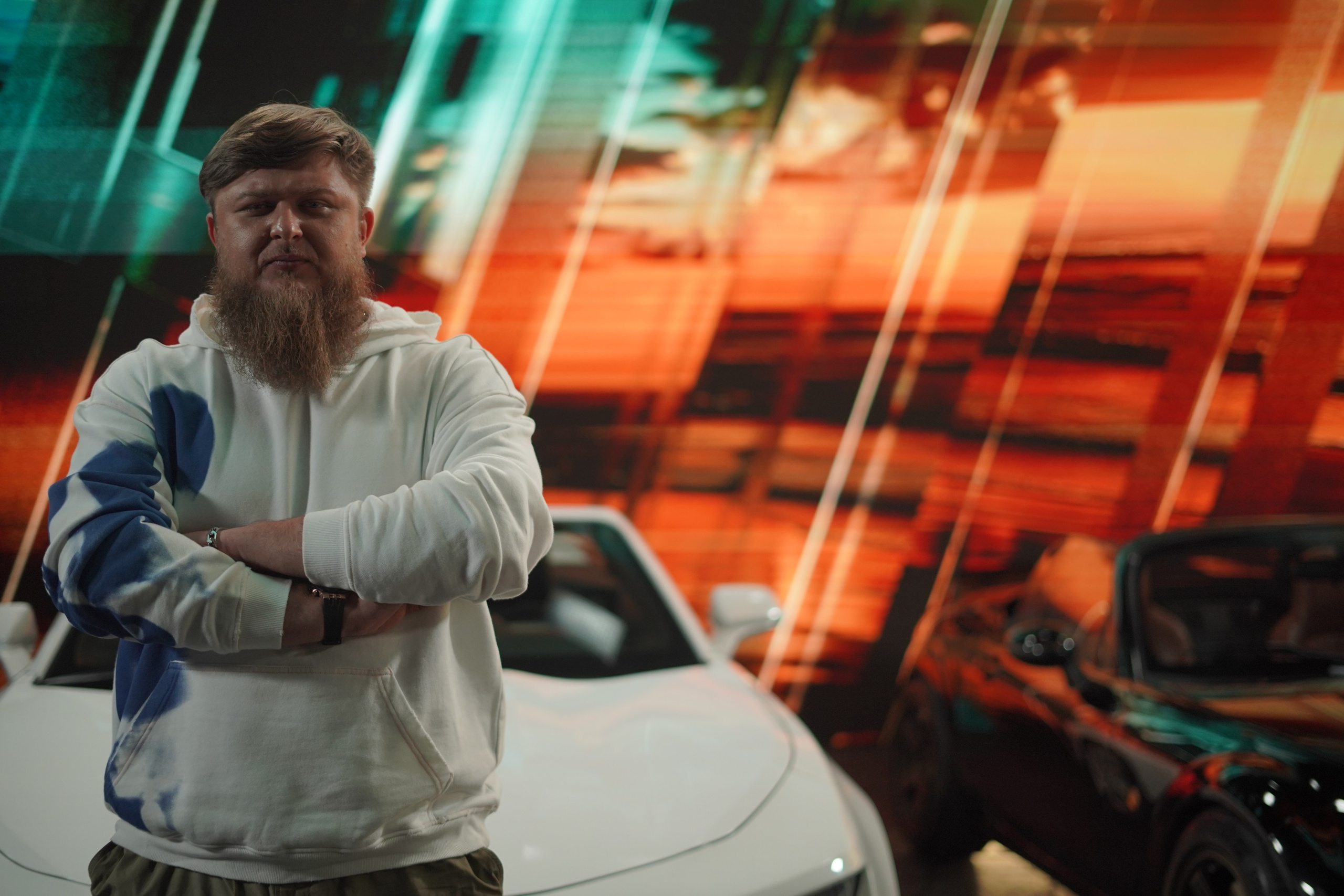 За кадром Medium Quality — шоу " Разгон ". Beardy Pix