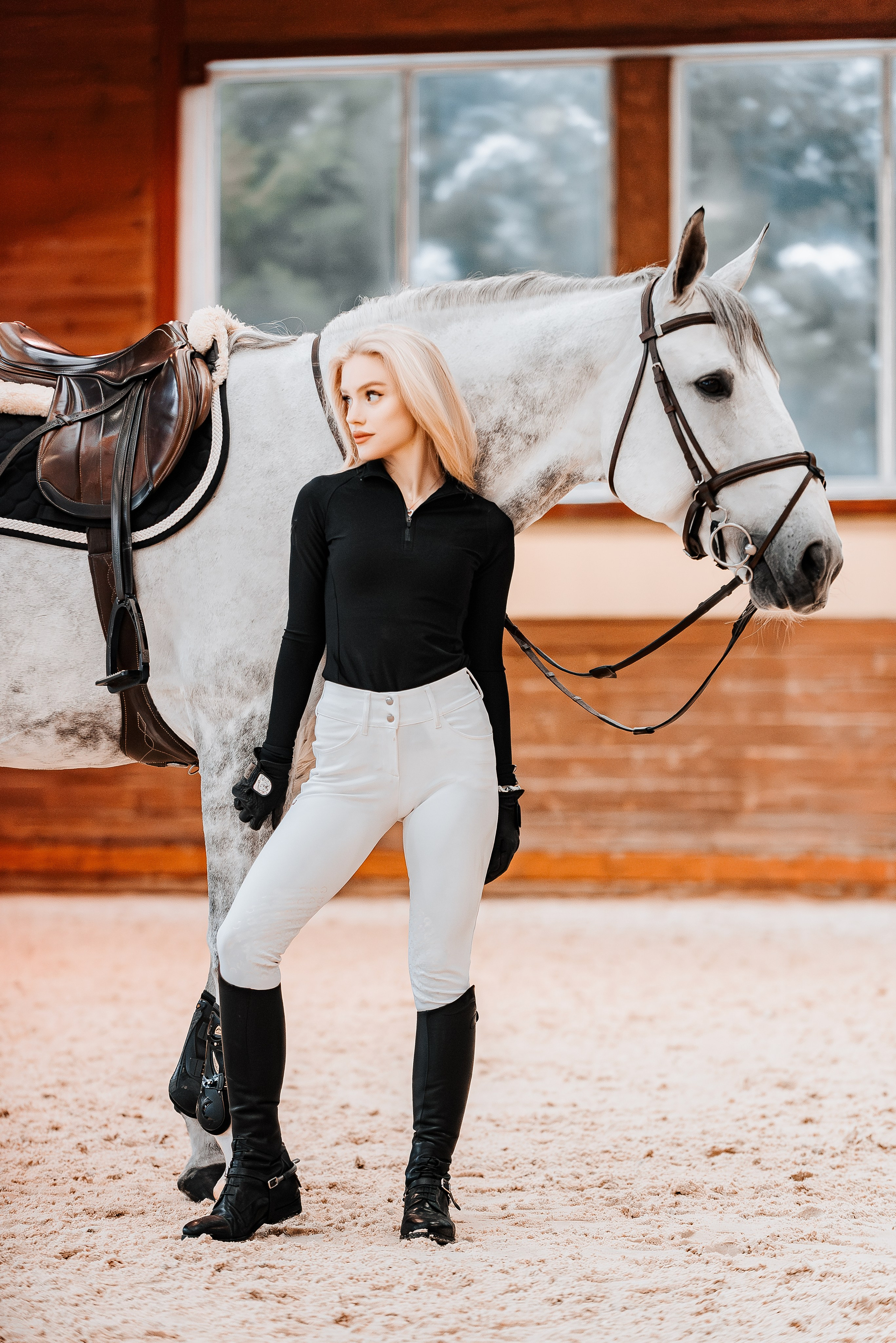 Анастасия и Соперник. Куракина Дарья • Конный фотограф