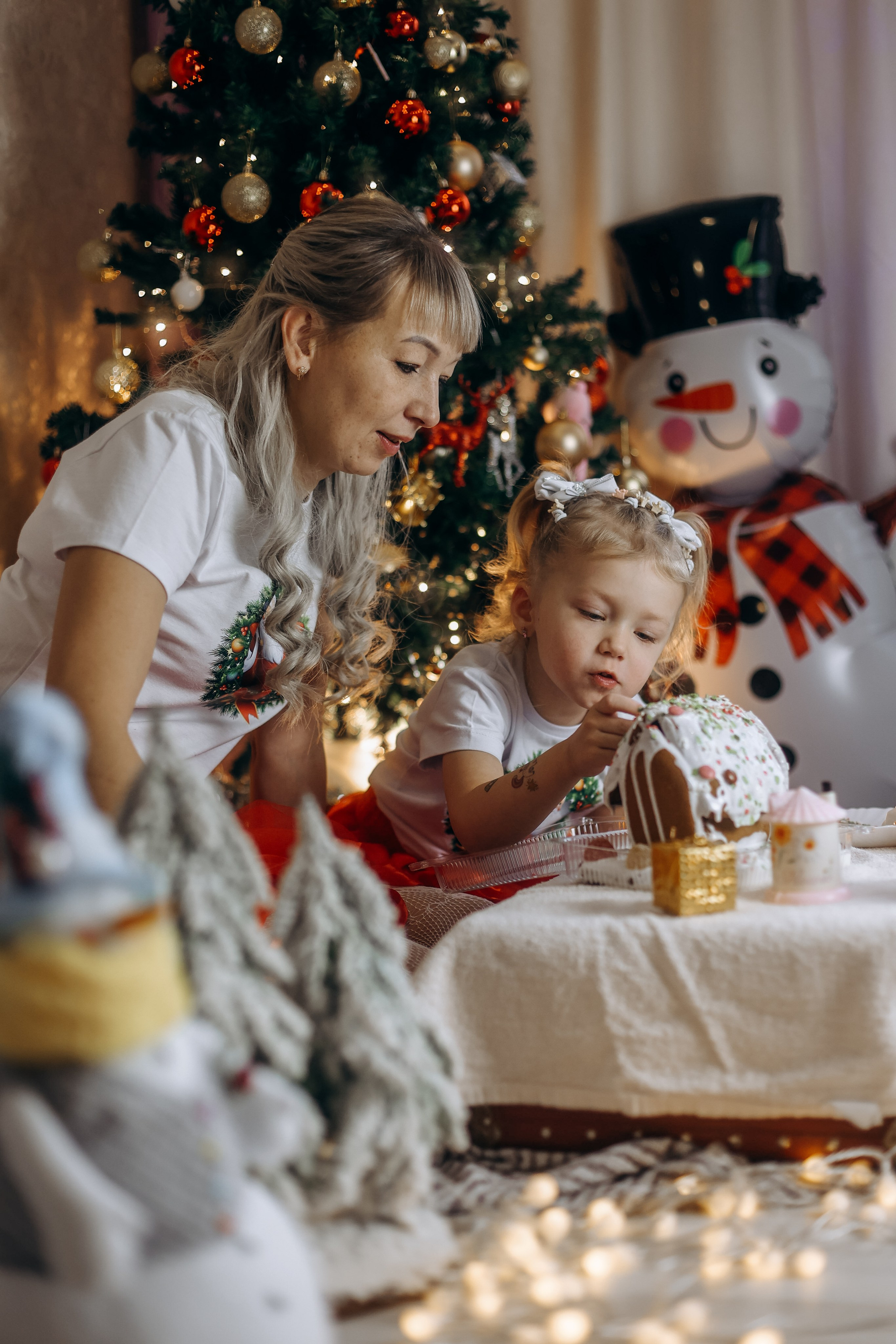 Новогодняя история Светланы и Даши. Детский и Семейный фотограф Елена Карпушина