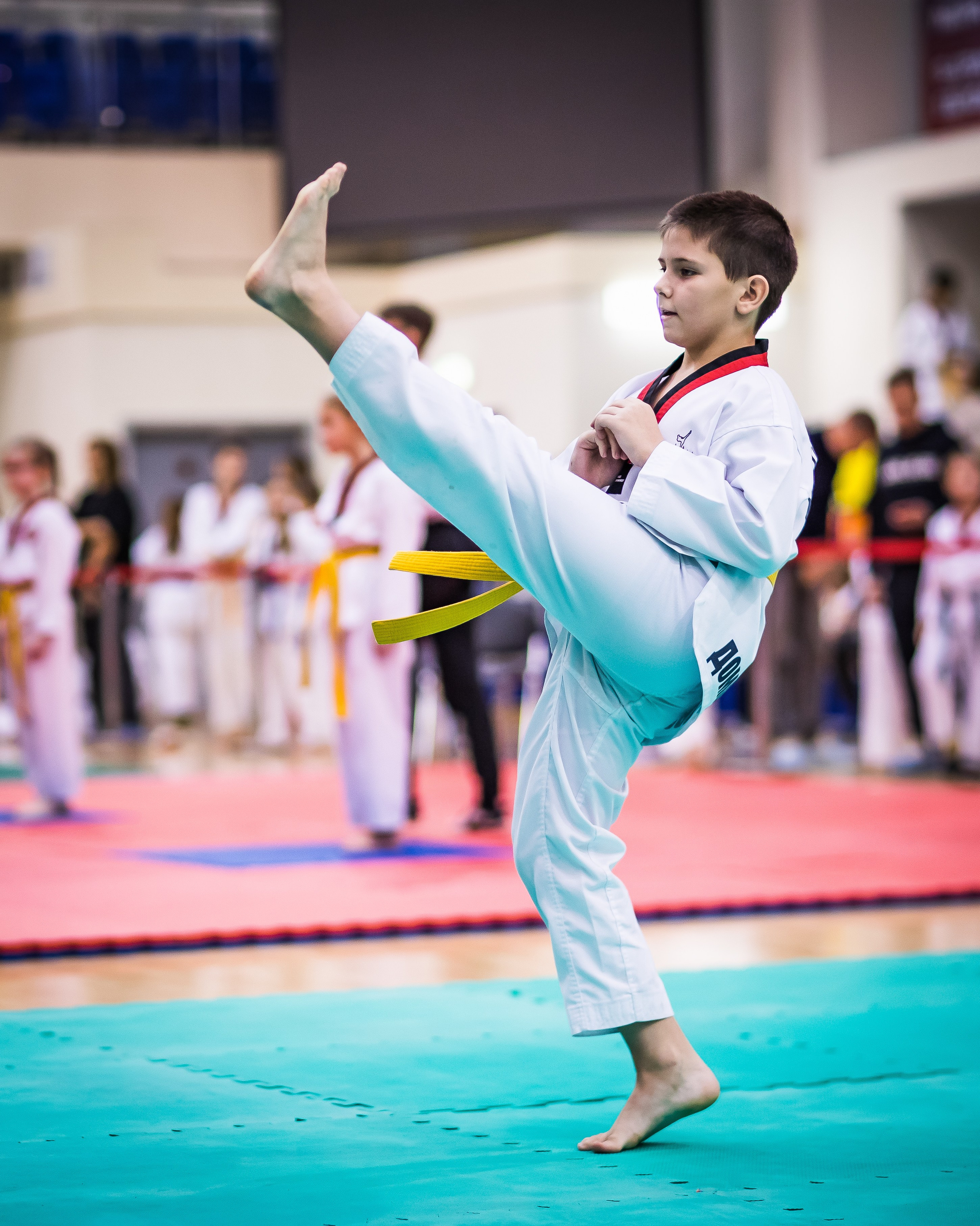 Турнир Федерации детского тхэквондо России по дисциплине ПХУМСЭ. Спортивный фотограф Максим Серегин