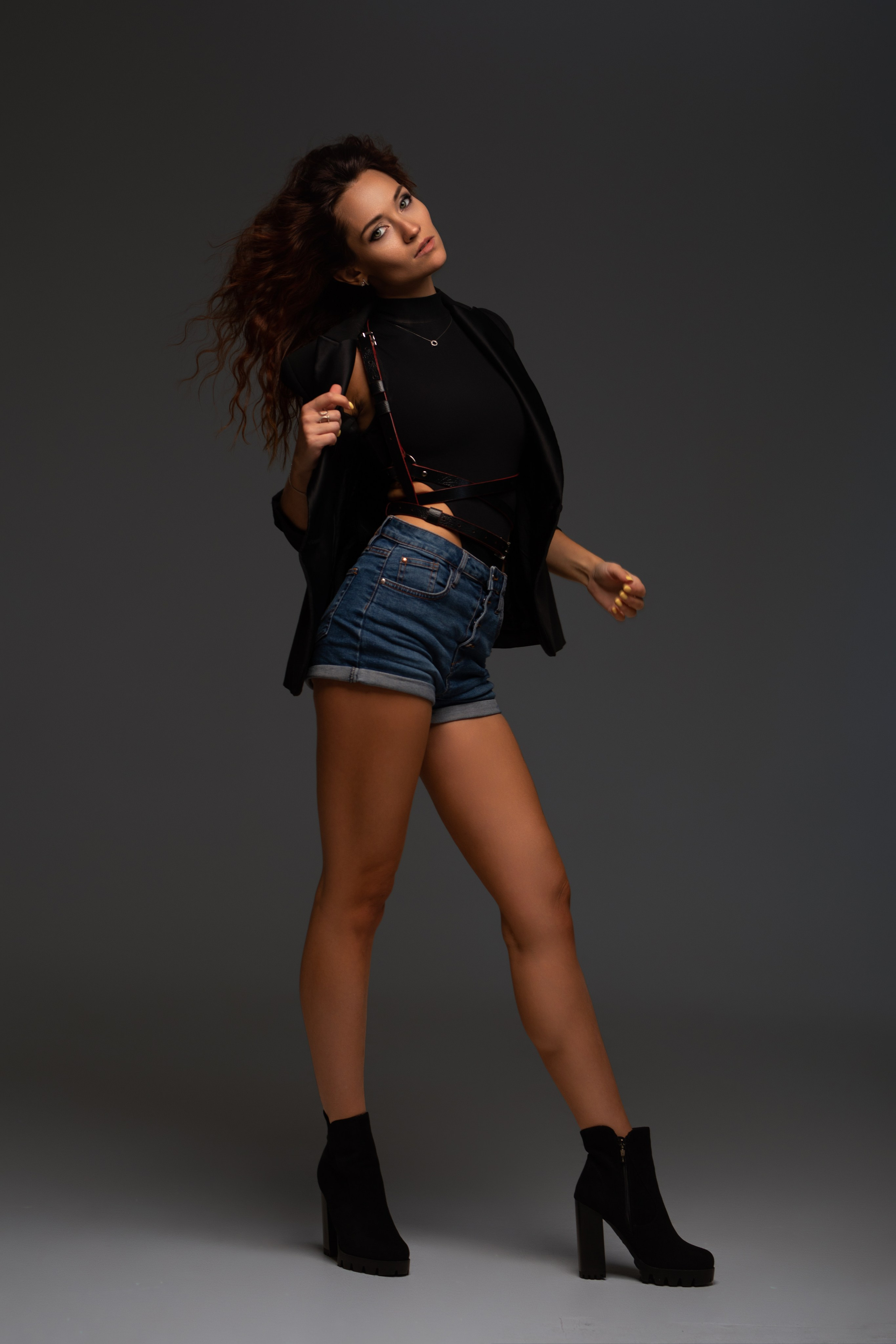 Съемка с Еленой в студии на циклораме для «себя»