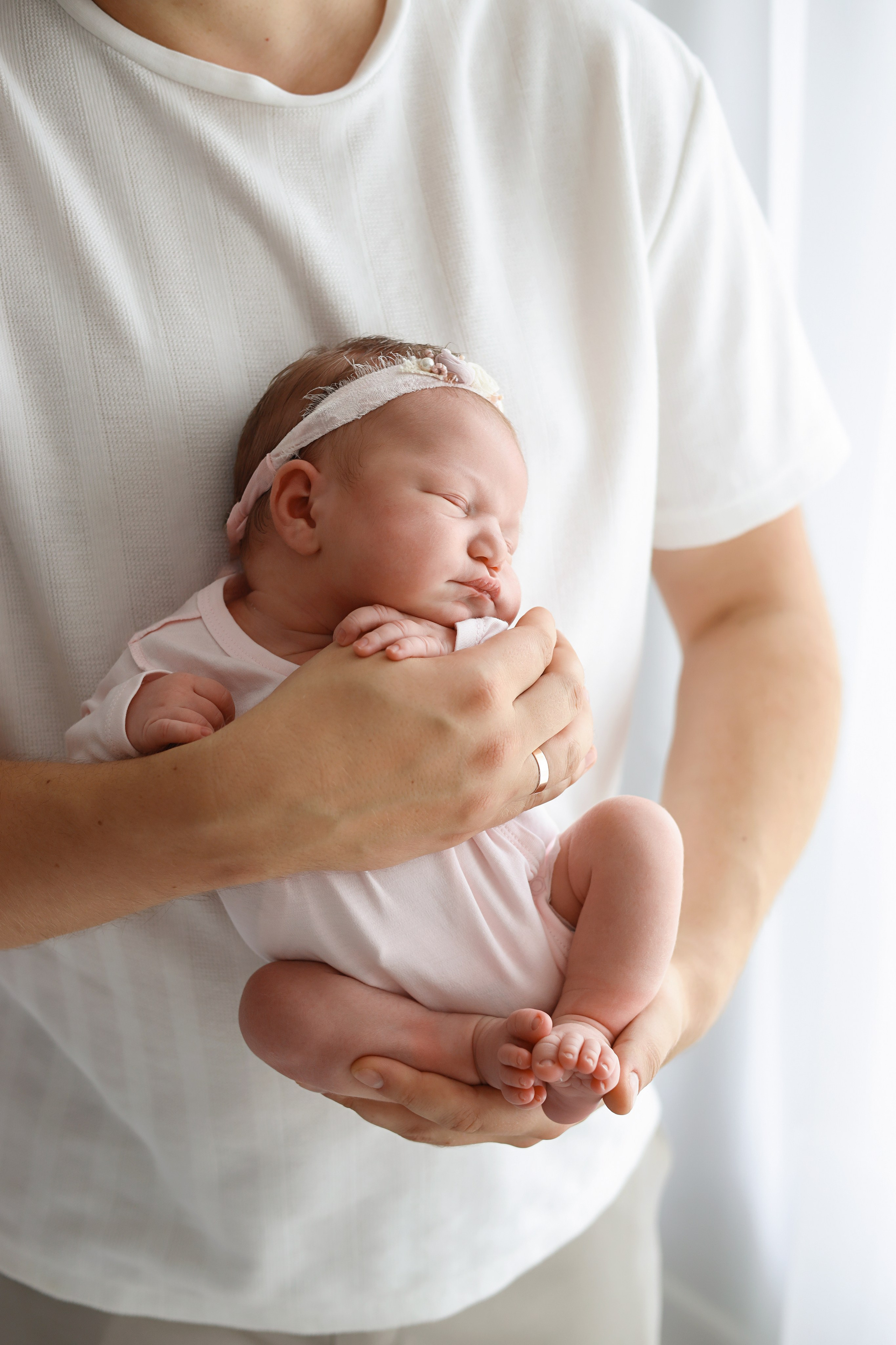 Ньюборн фотосессия Полины. Фотограф новорожденных Москва. Ньюборн фотограф Москва