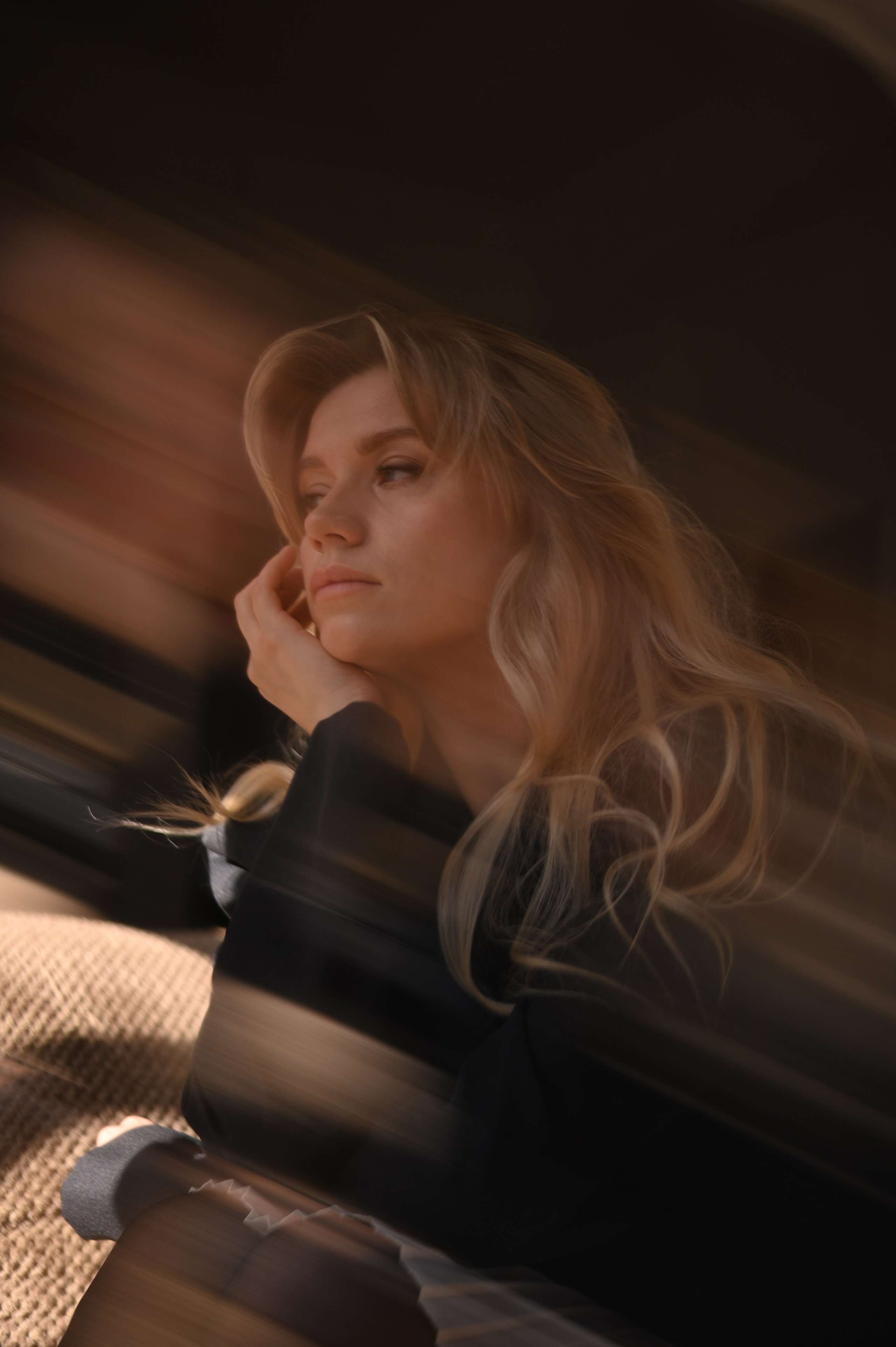 Женский портрет в студии. Семейный и детский фотограф в Москве Анна Оськина