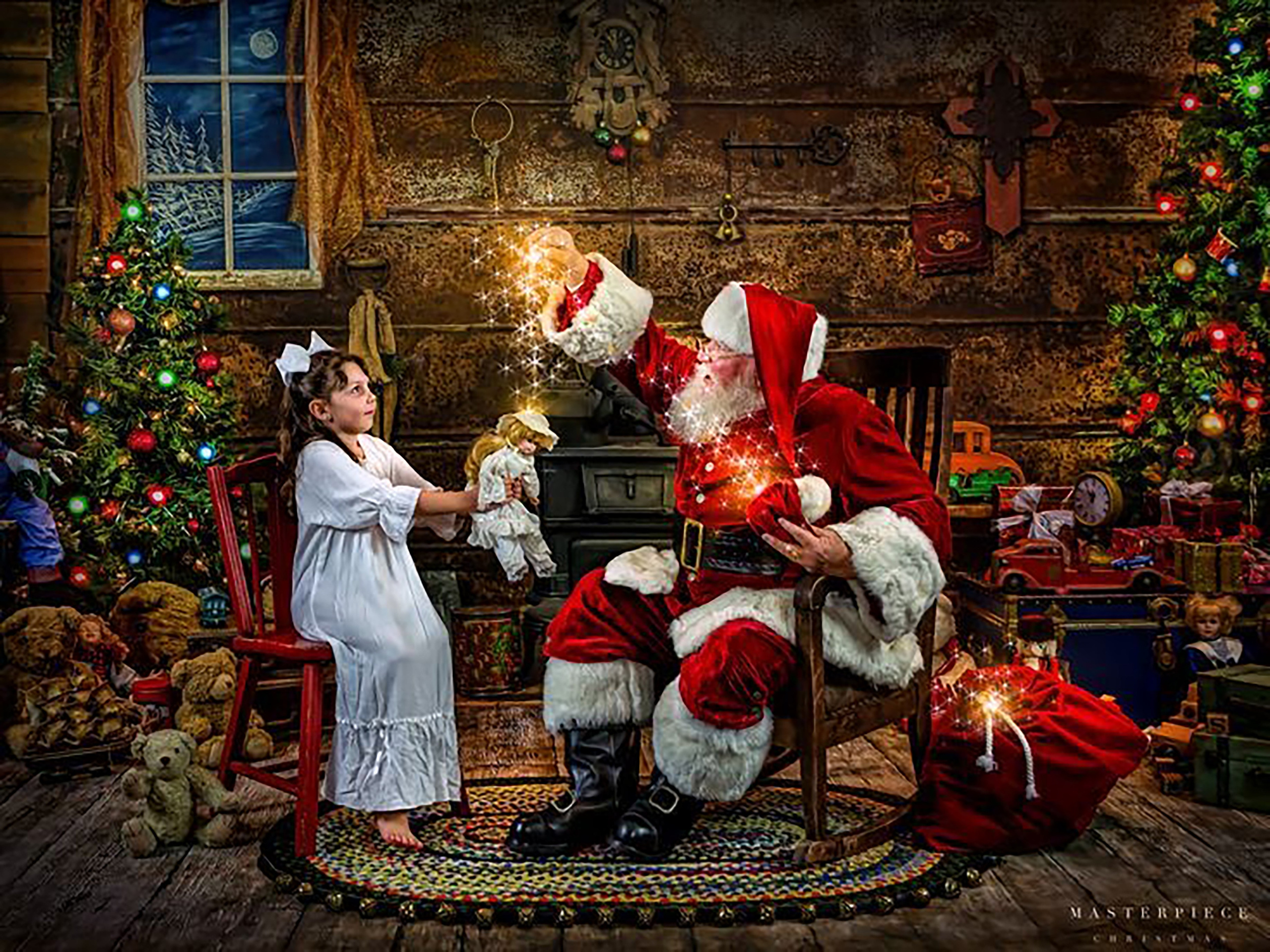 Примерные фотографии для фотопроекта «Новый год с Сантой». Семейный и детский фотограф в Краснодаре Анна Трашкова