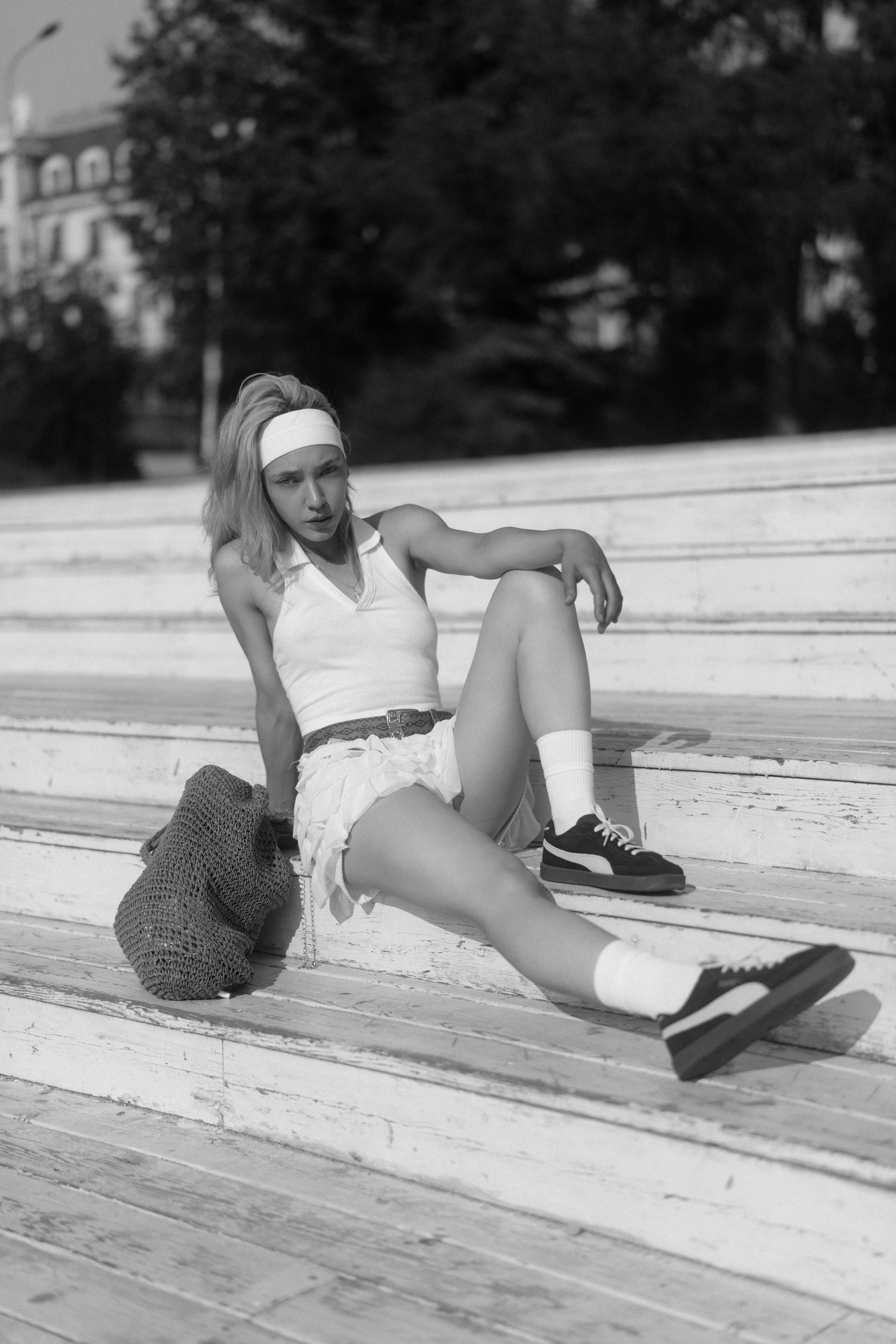 Фотосессия с Аленой около и внутри московского рынка в Казани