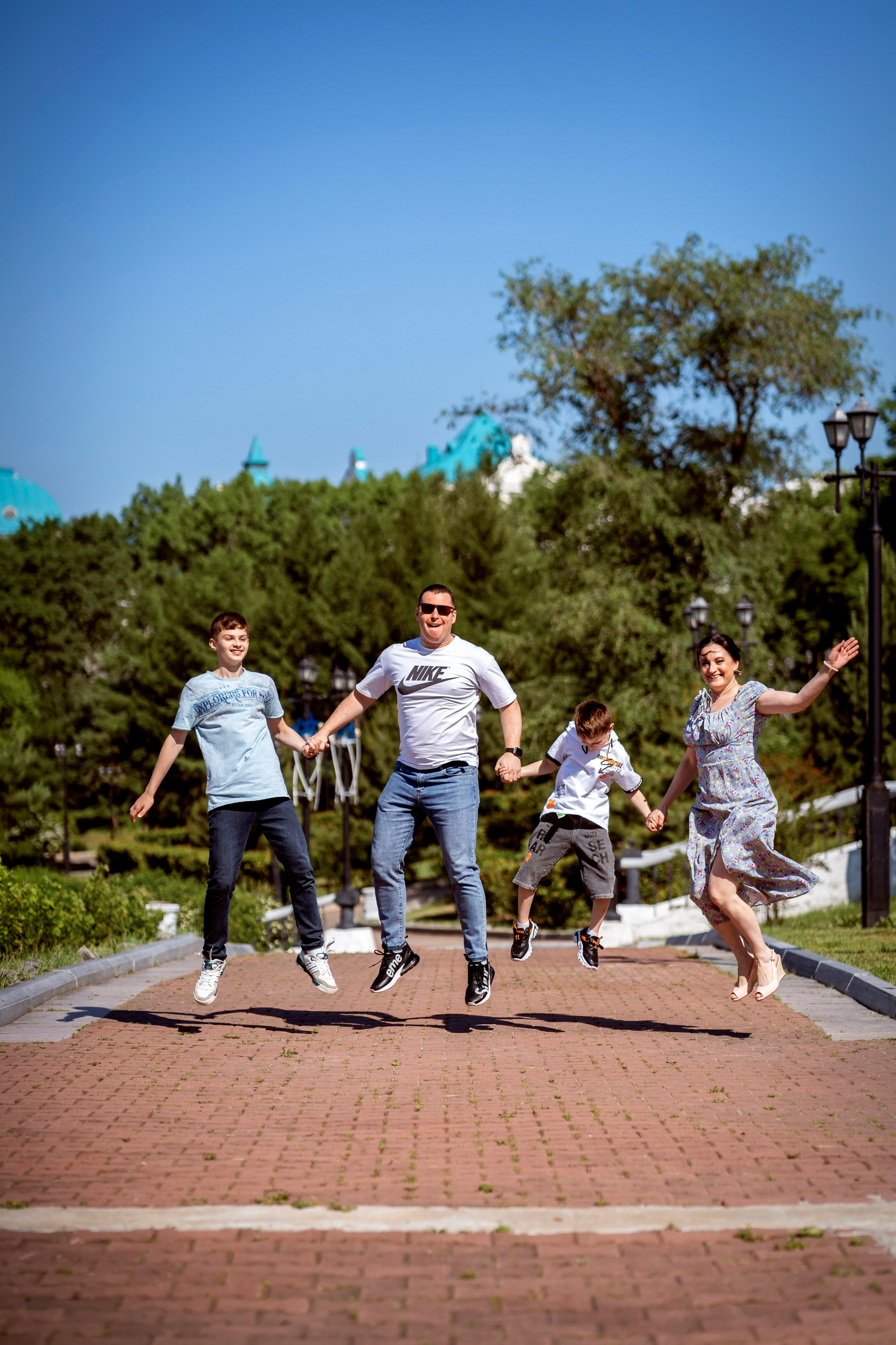 Летняя прогулка в парке. Семейный и детский фотограф в Хабаровске Анна Гриневич