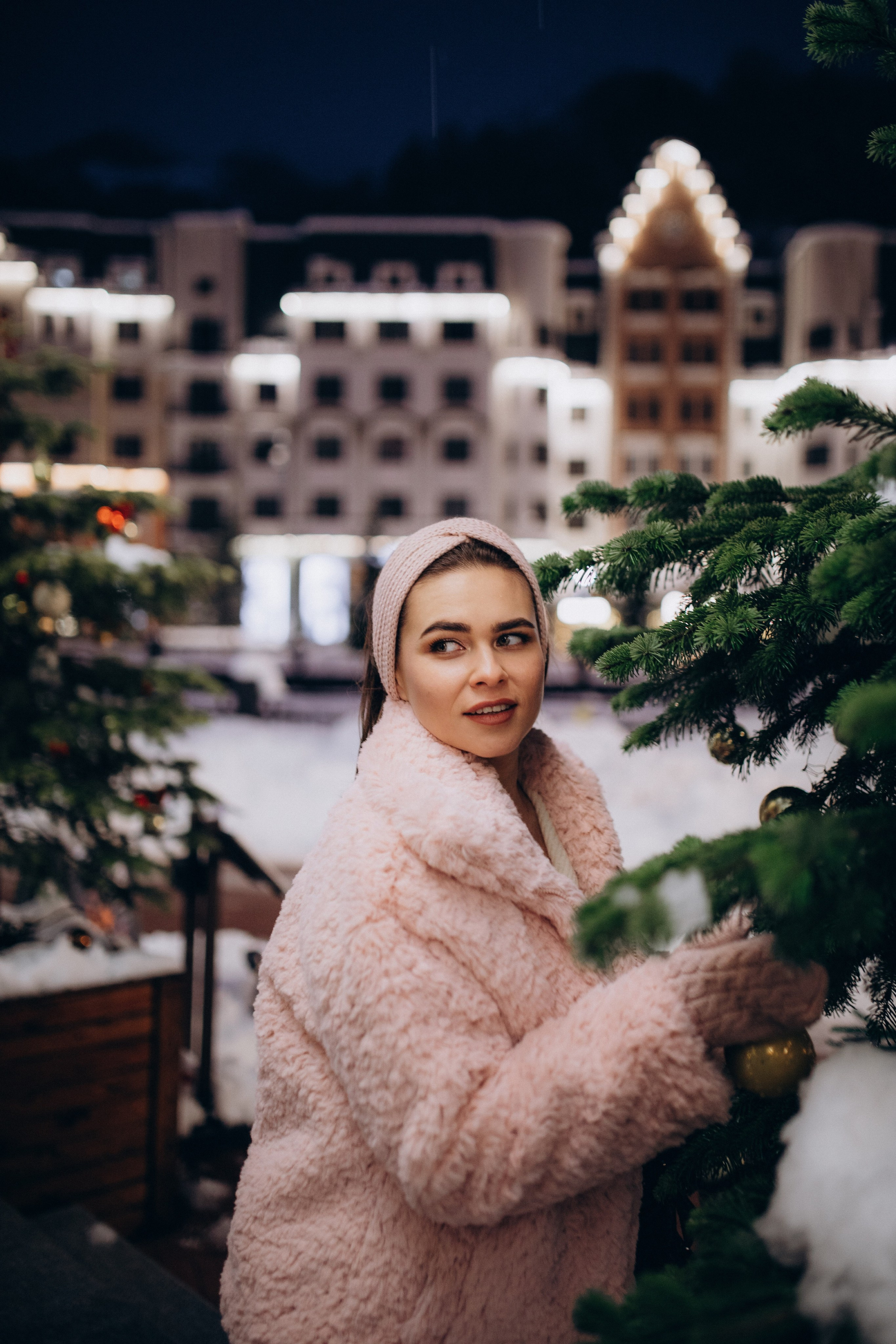 Зимняя прогулка на Розе Хутор с Кристиной. Фотограф Елизавета Балакир