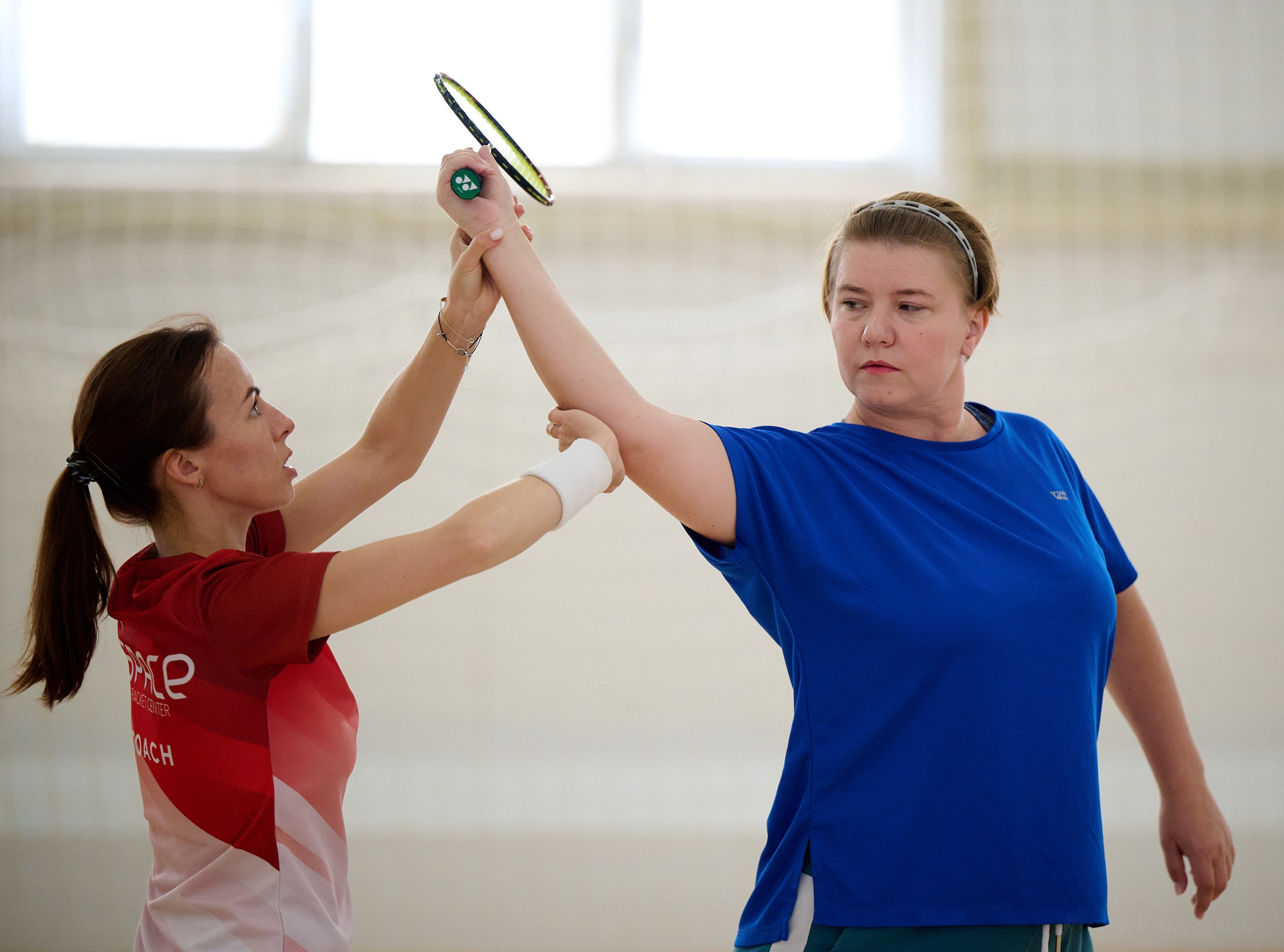 Бадминтон. Мастер-класс Любови Сухановой. Ижевск. 20.07.2024. Спортивный репортажный фотограф в Ижевске Сергей Мерзляков