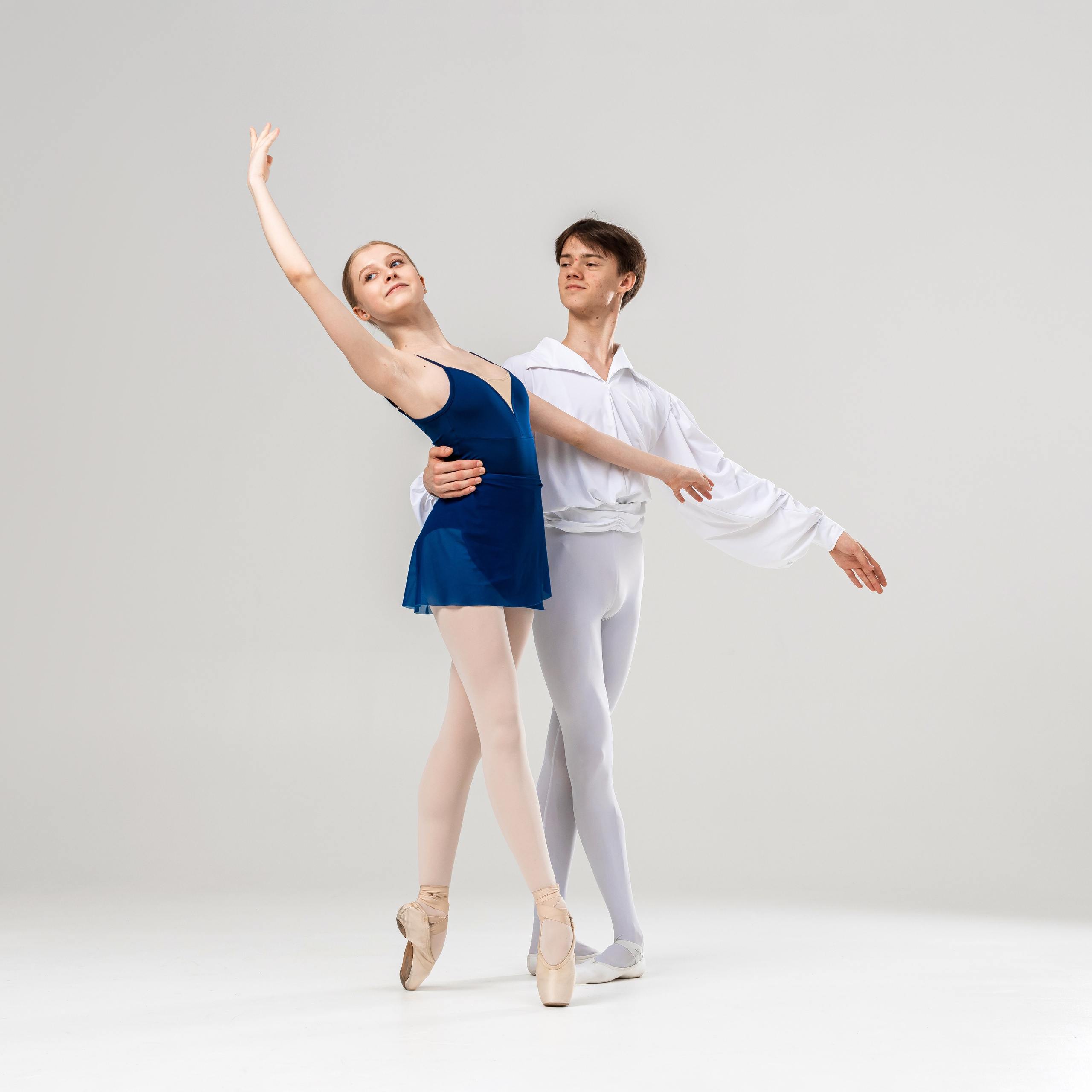 Балетная съёмка на белой циклораме и фонах. Балетный фотограф Алина Ханько — Душа Балета