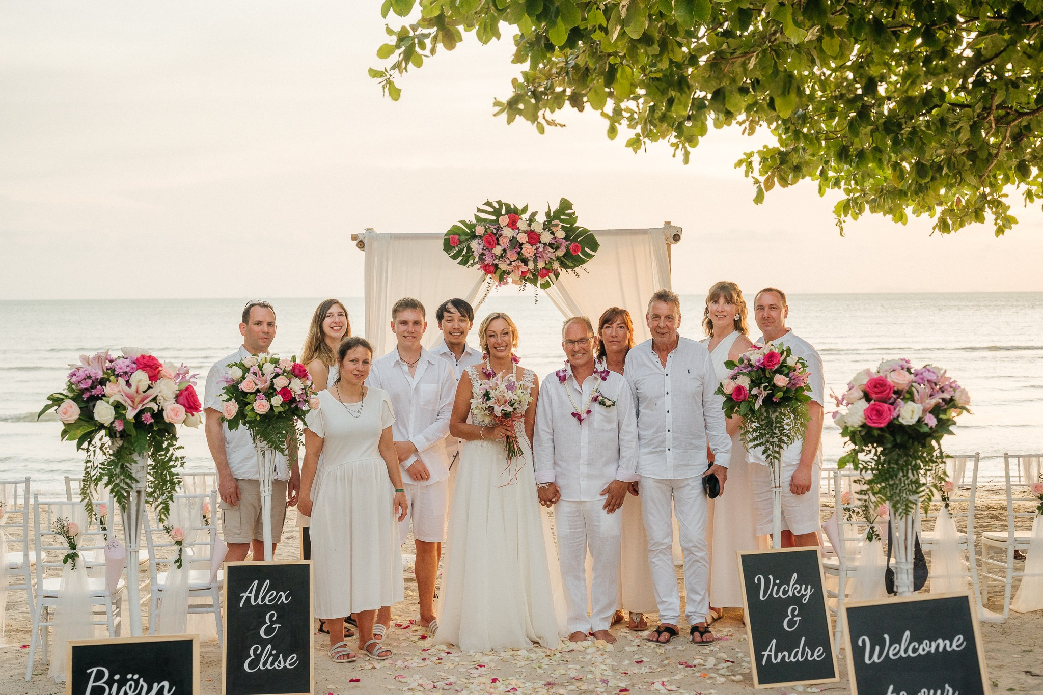 Franziska & Marcel 04.04.2025. Koh Samui Wedding Planner | Beach & Villa Weddings — Magic Day