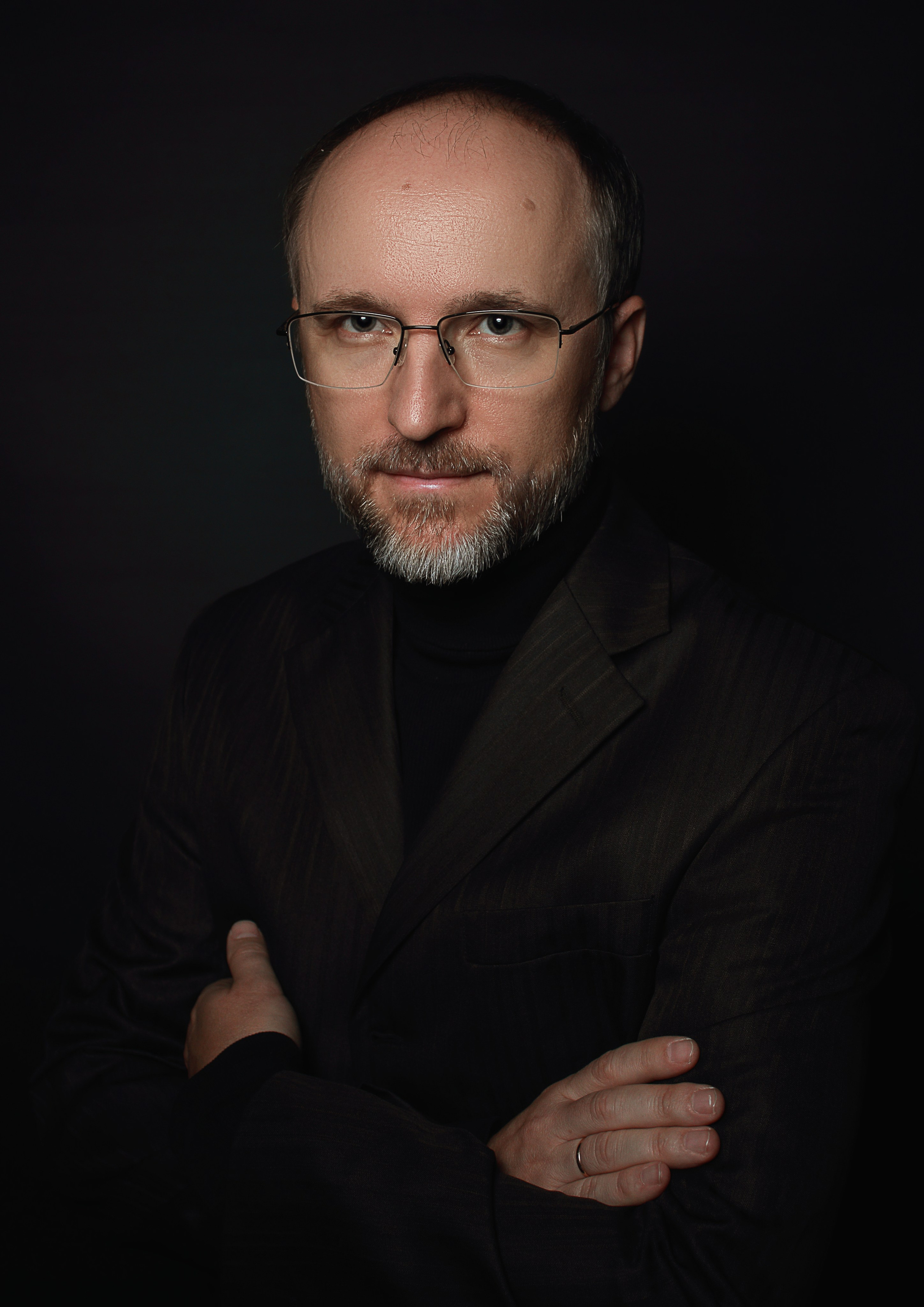 Портрет с коричневым тонированием