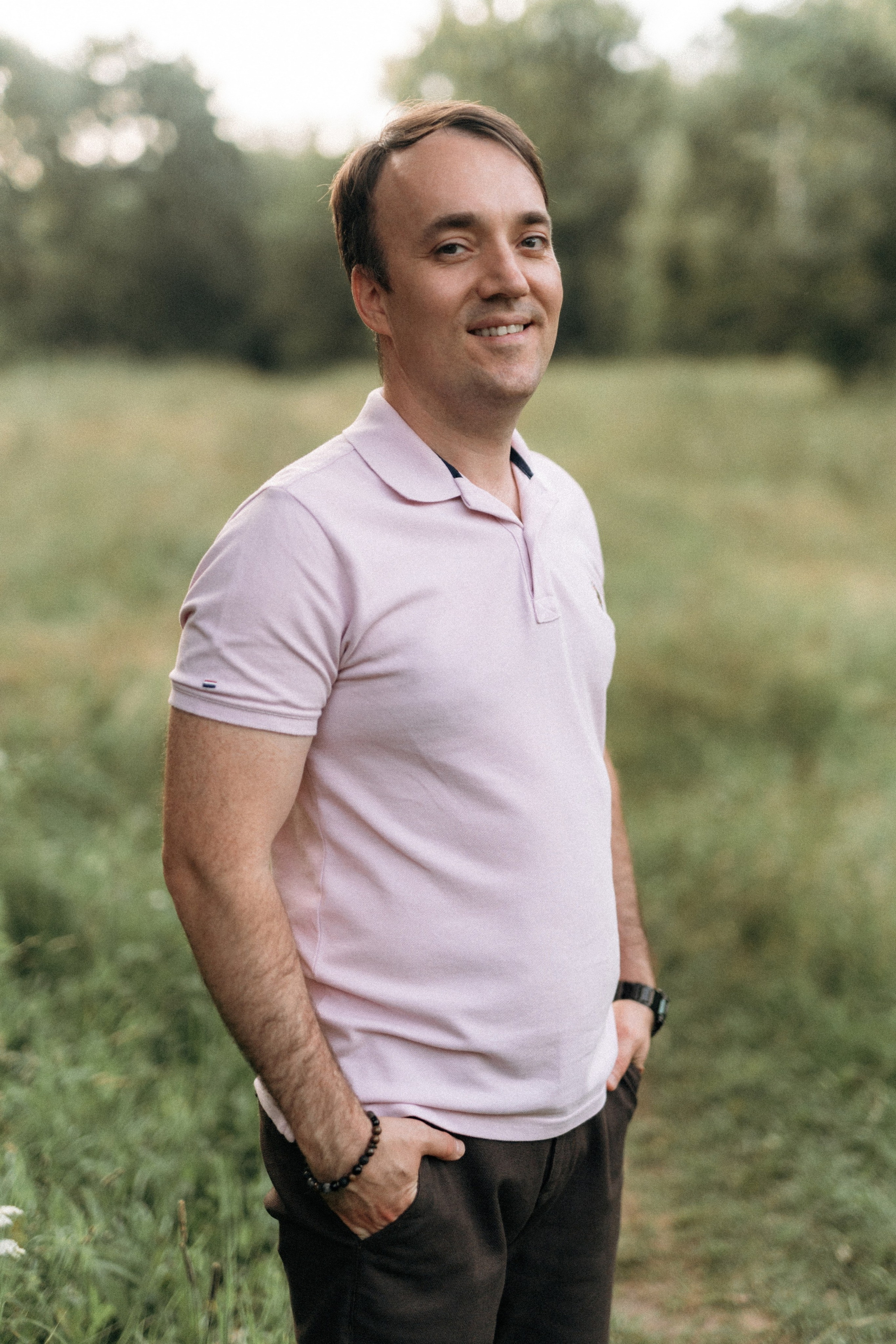 Семейная фотосессия на берегу реки для Миши, Тани, Сони и Таи. Свадебный фотограф в Тамбове Павел Четвертков