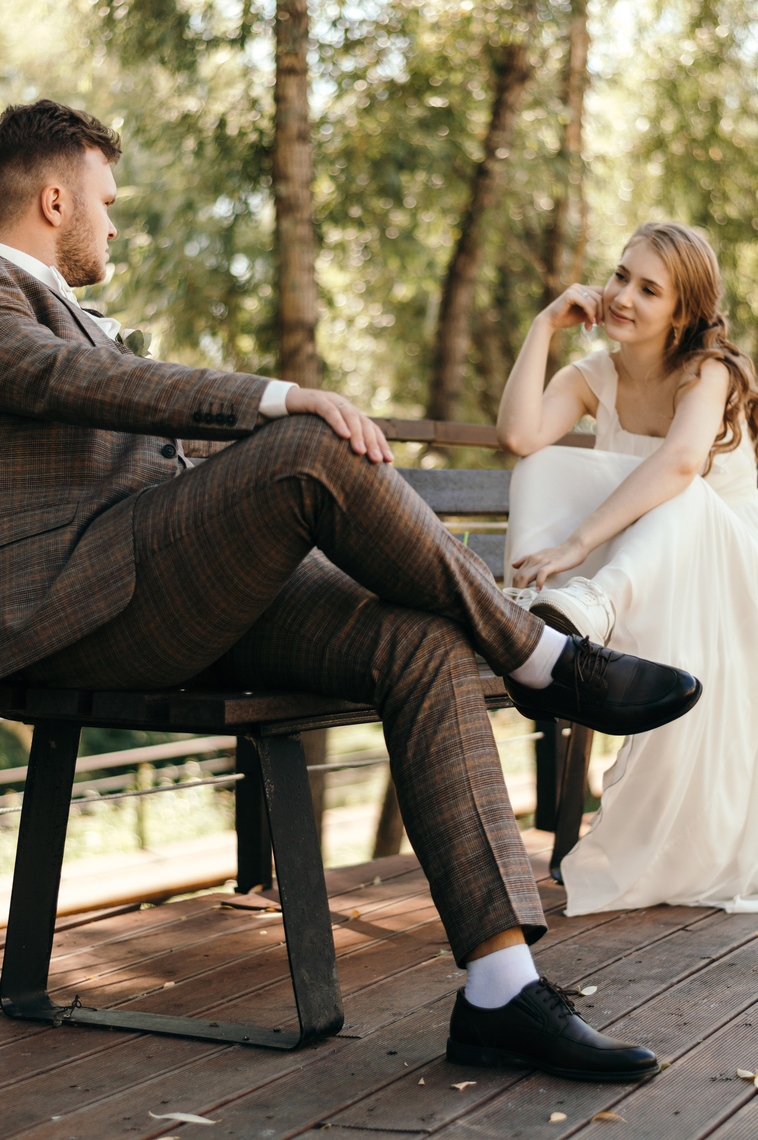 Свадебная фотосессия в солнечный день. Ксения и Артемий. Портретный и лавстори фотограф в Стерлитамаке Альбина Шарт