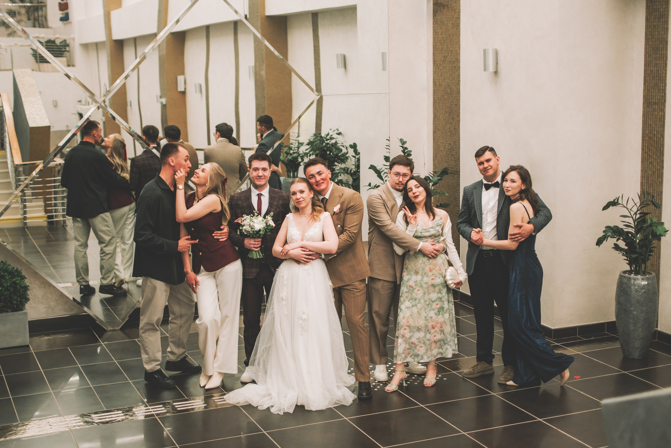 Альберт и Анастасия (Студийная фотосессия, роспись в ДК Нефтяник + фотосессия с гостями). Семейный и свадебный фотограф Губкинский и Ставрополь