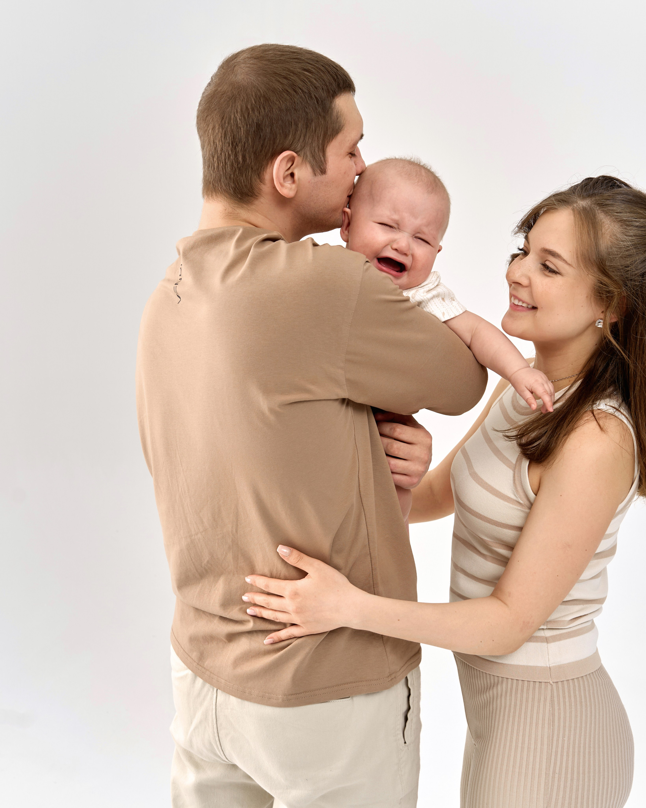 Семейная фотосьемка в стиле минимализм