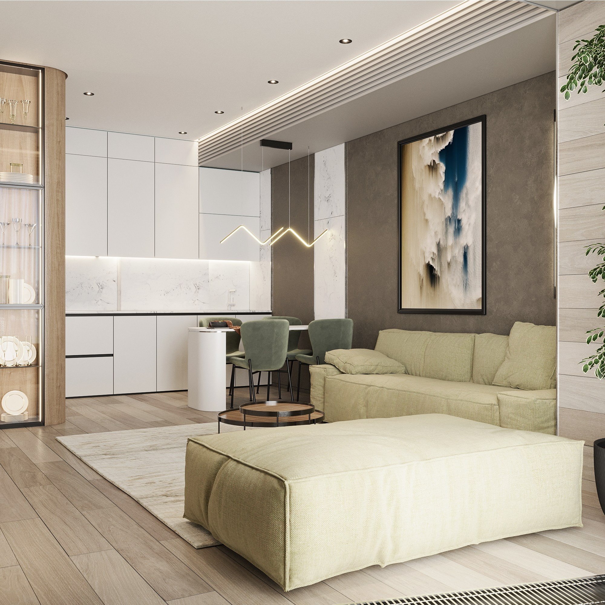 ЖК «ORION», 91 м². Room Design Studio