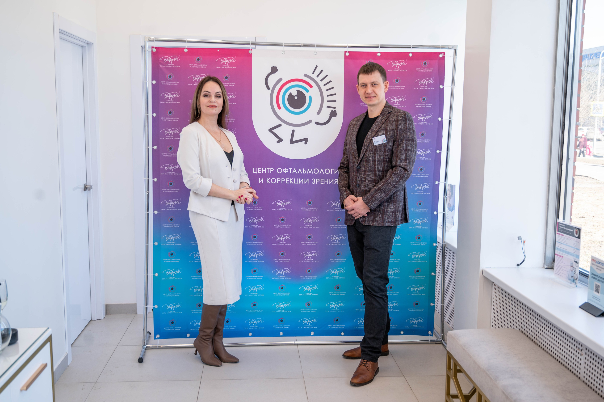 Съёмка открытия оптики