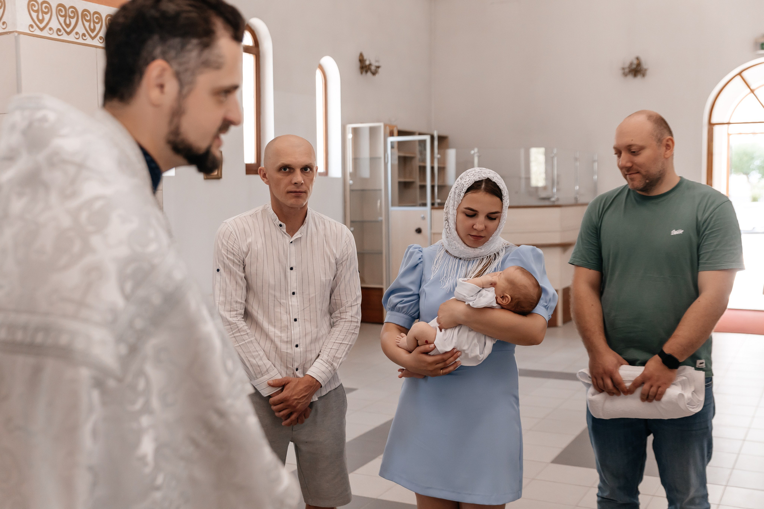 Крещение Ксении. Семейный фотограф Минск Усова Ольга