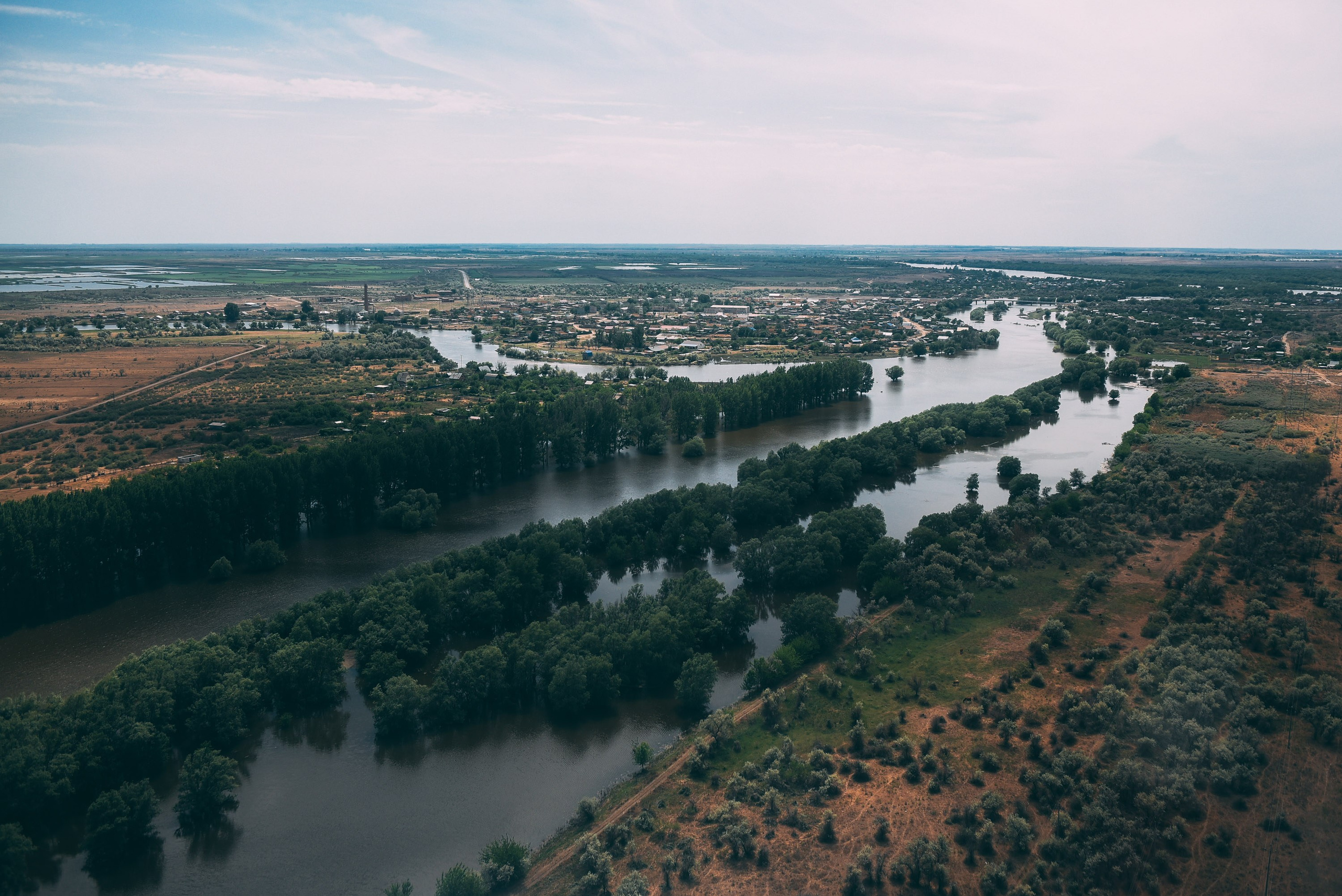 Вид с вертолета. Фотограф Анатолий Деникин