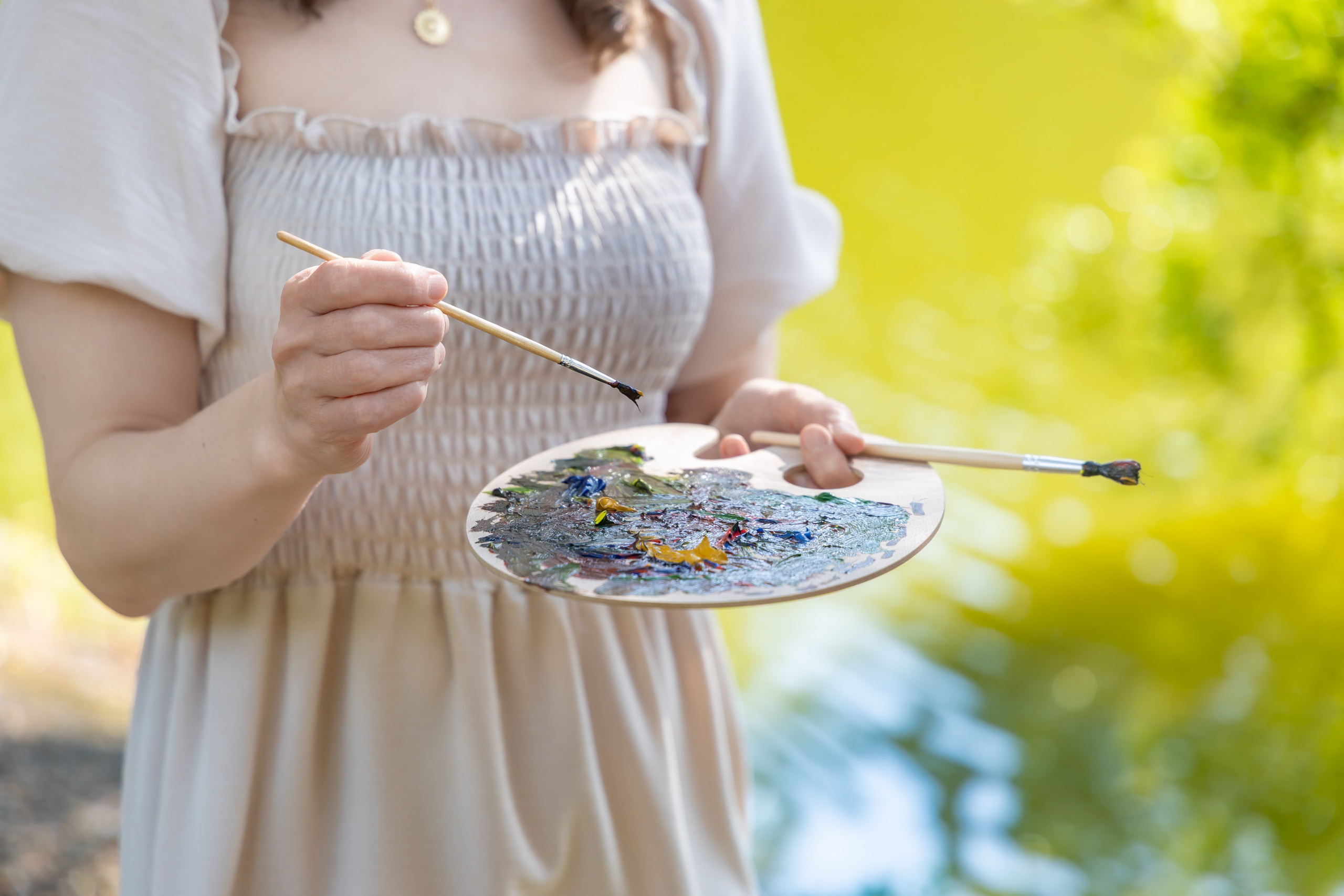 Фотосессия в стиле «Художница». Репортажный, семейный и студийный фотограф в Москве Демин Алексей