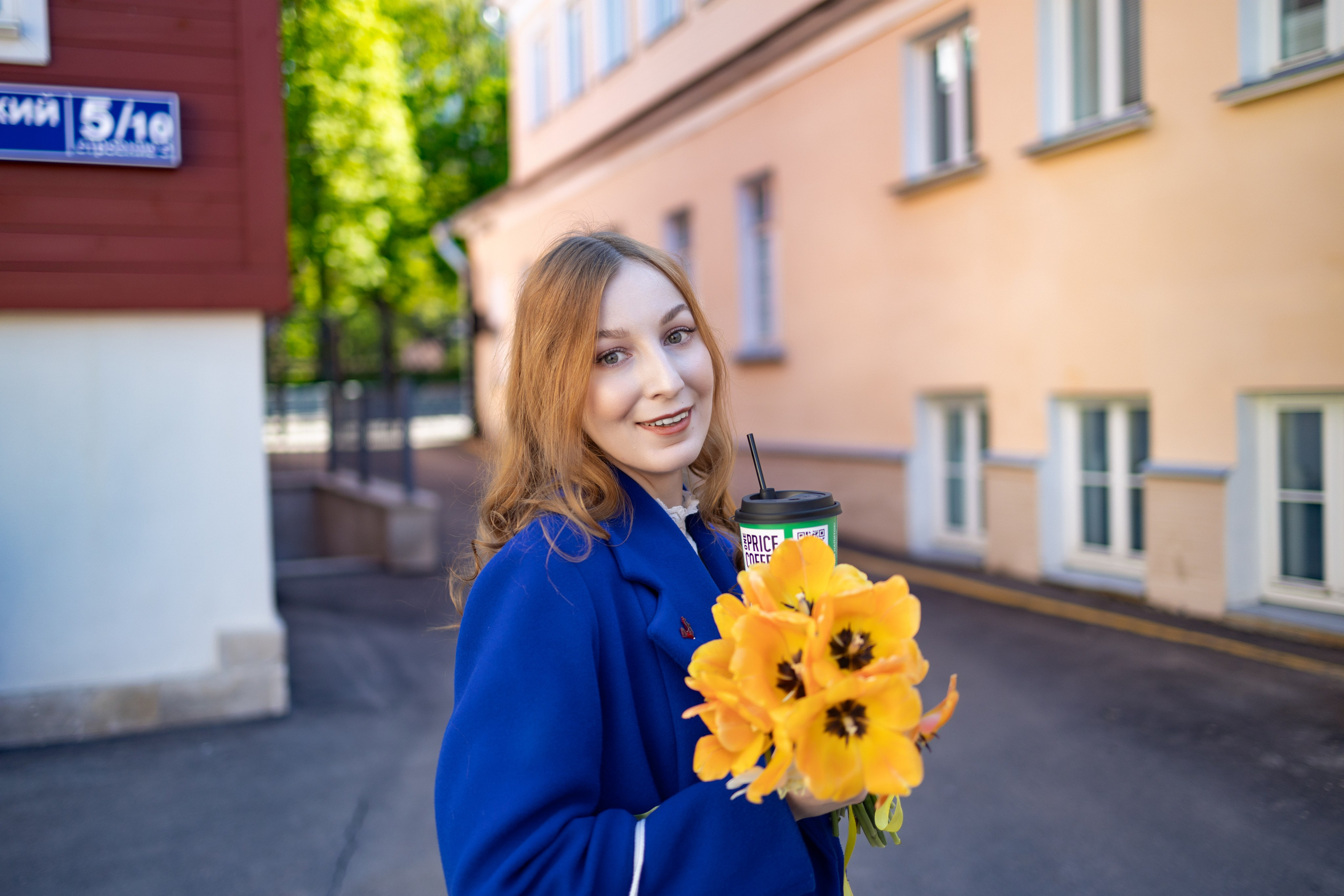 Весенняя прогулка с Еленой по Патриаршим. Репортажный, семейный и студийный фотограф в Москве Демин Алексей