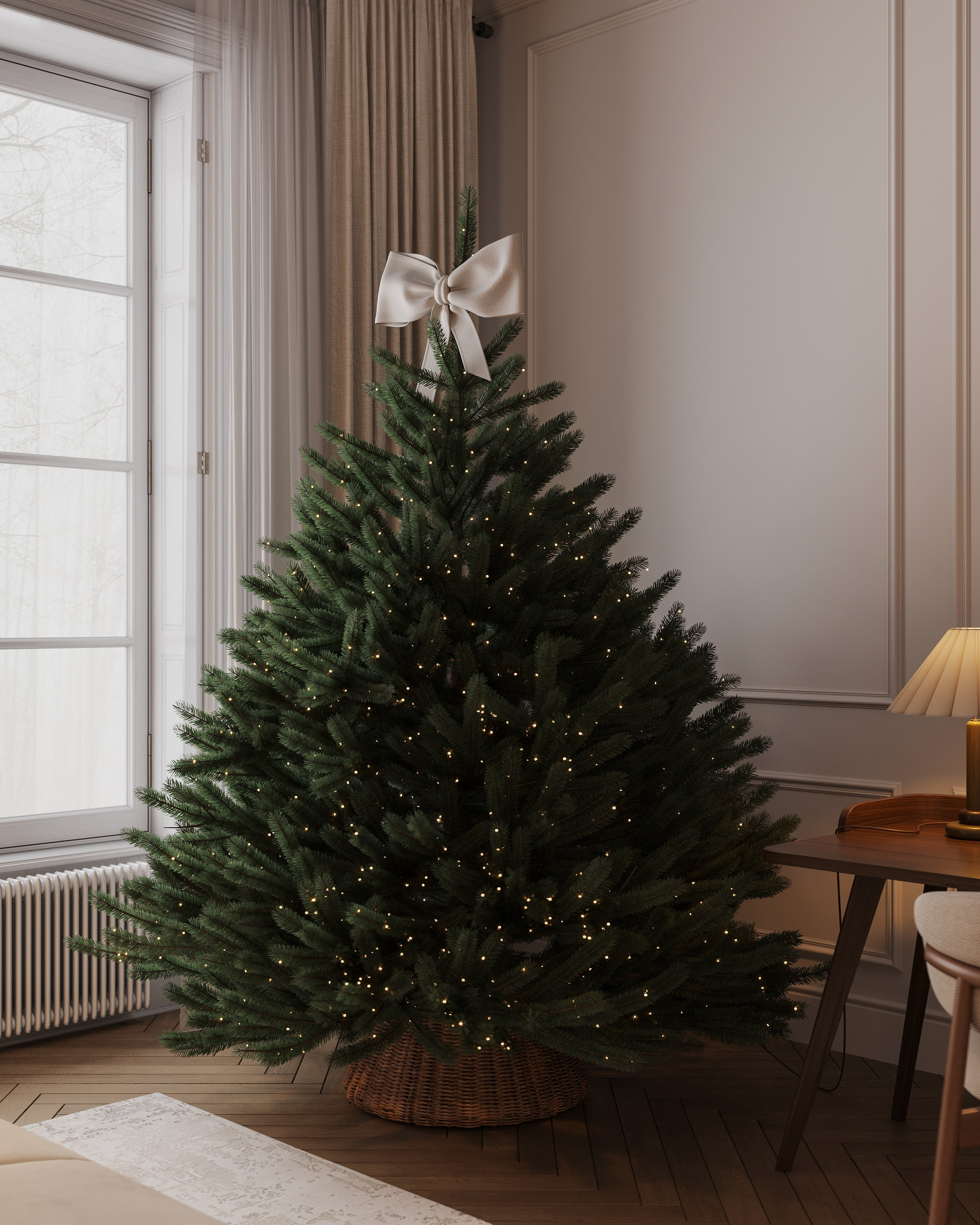 Новогодняя гостинная. 3D визуализатор