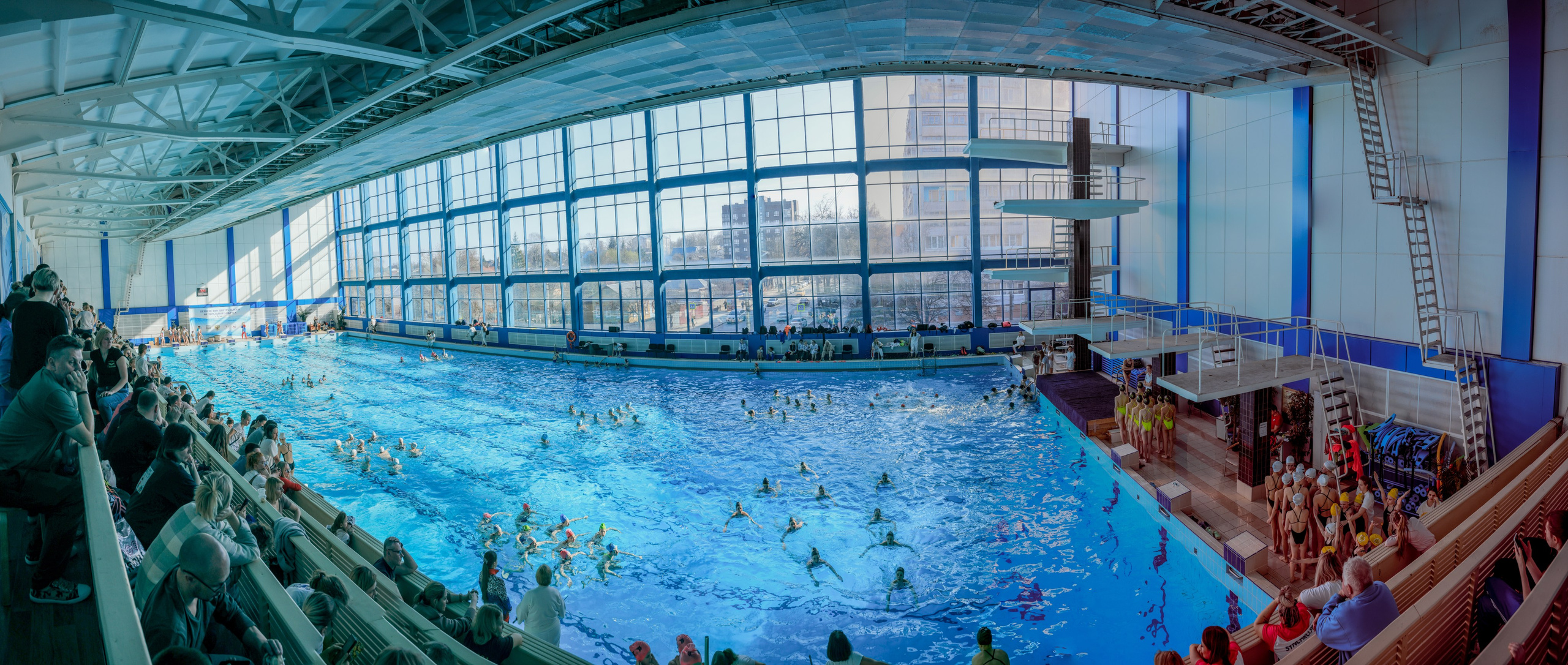 Бассейн стадиона Арсенал в Туле. Панорамы. Фотограф в Туле Крупский АнДРей. Фотостудия «КАДР71» в Туле