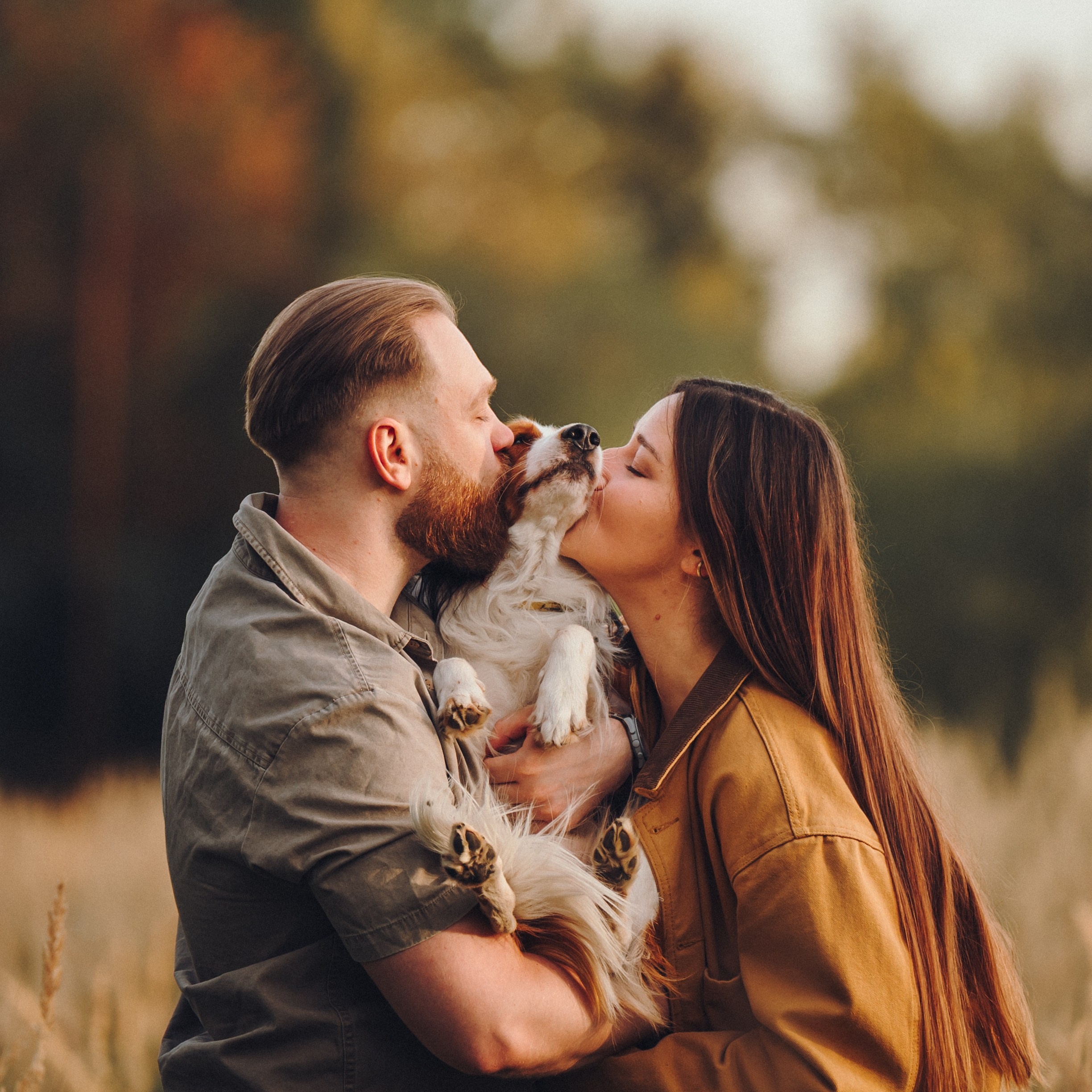 Семейная фотосессия с питомцем. Семейный фотограф анималист Ананьева Мария — Москва