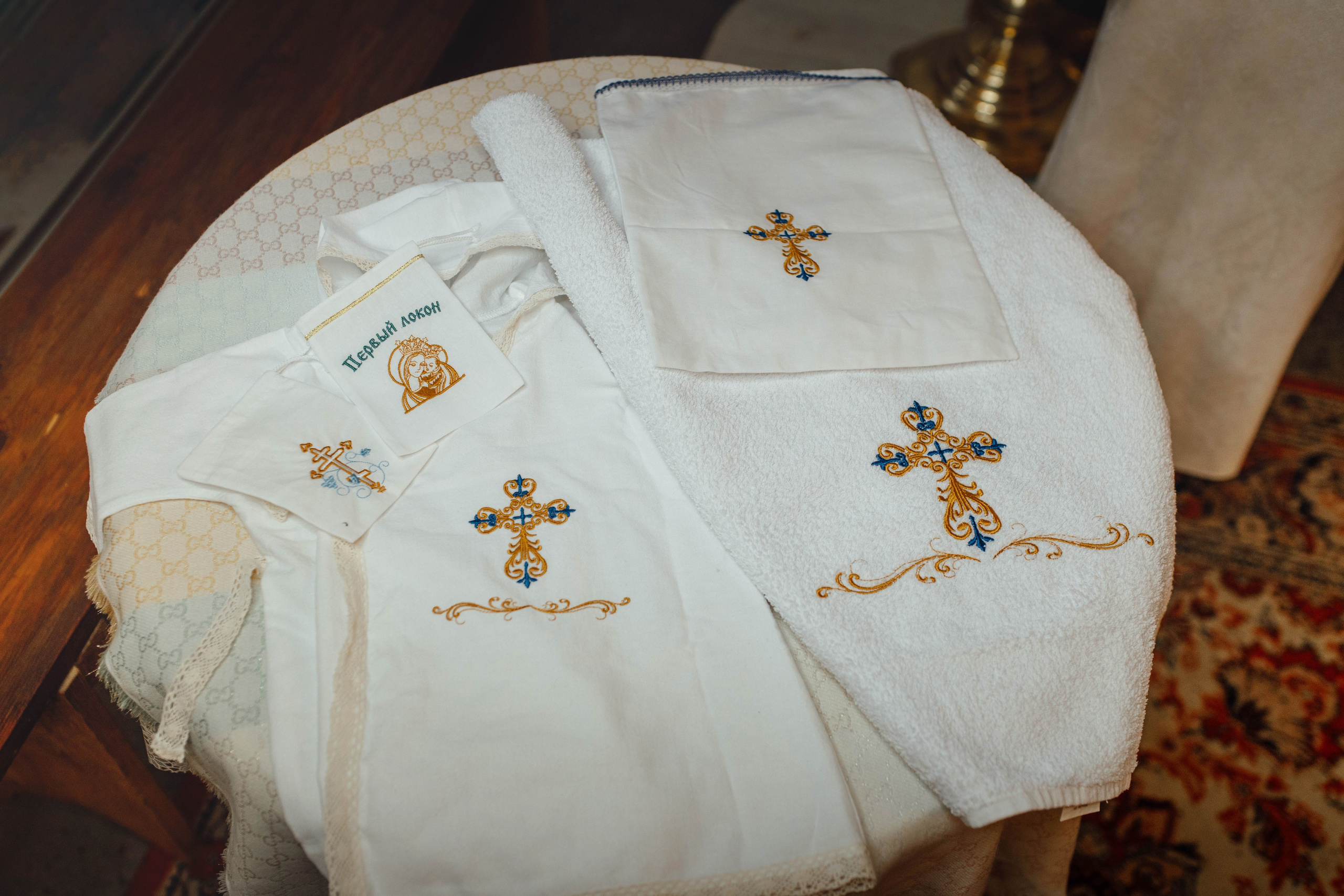 Таинство крещения Льва, храм Вознесения Господня, Ждановичи, февраль 2025