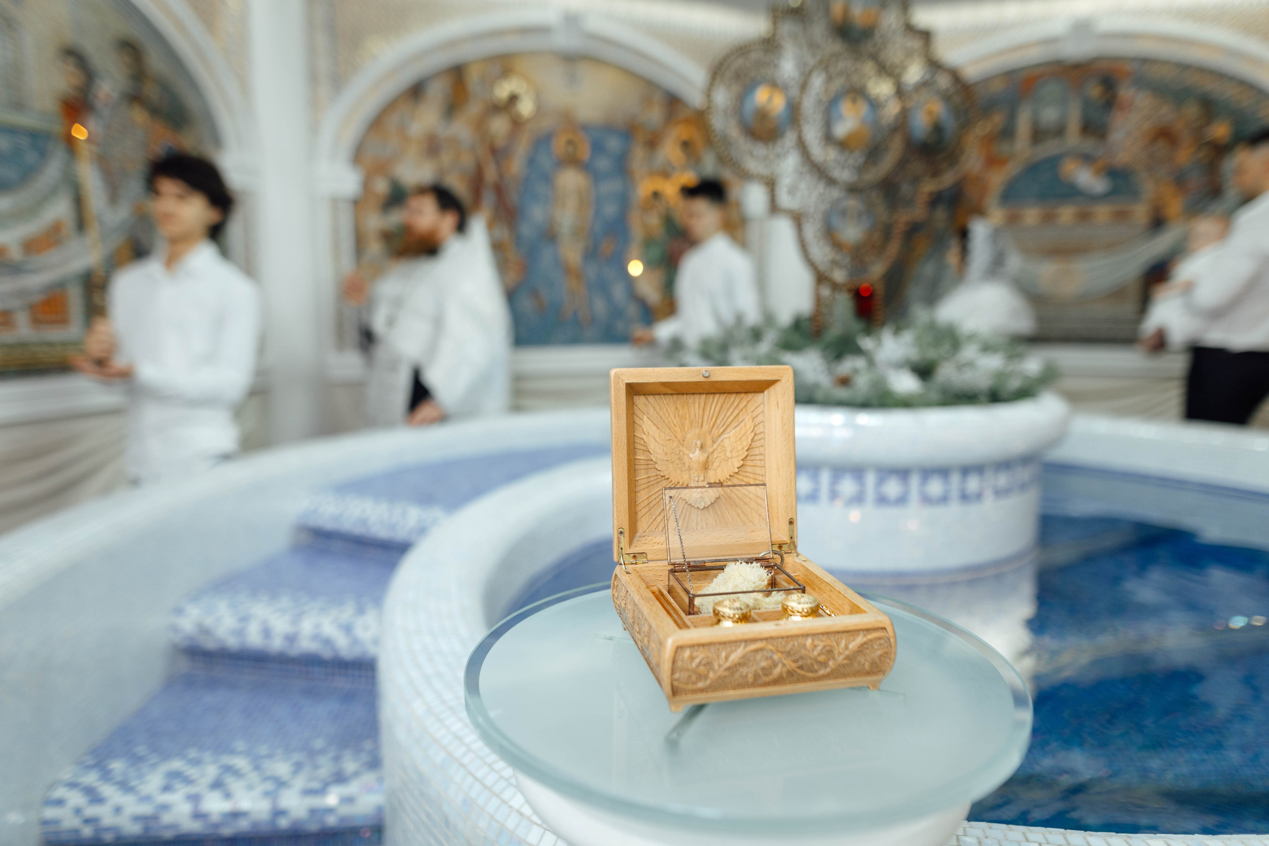 Крещение Матвея, храм Святой Троицы, декабрь 2025