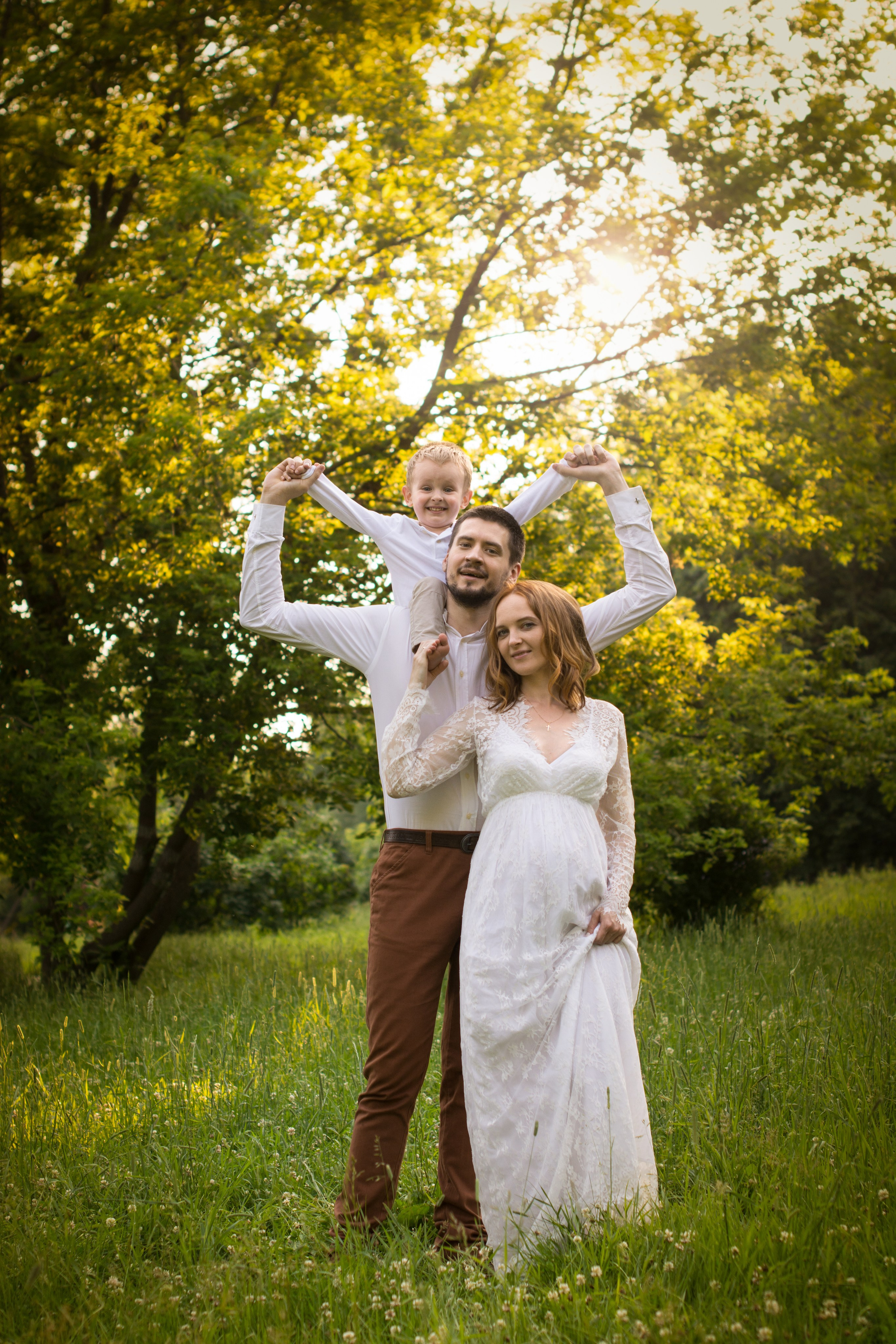 Беременность. Семейная съёмка в парке. Фотосессия беременности — Крылова Натали — Москва